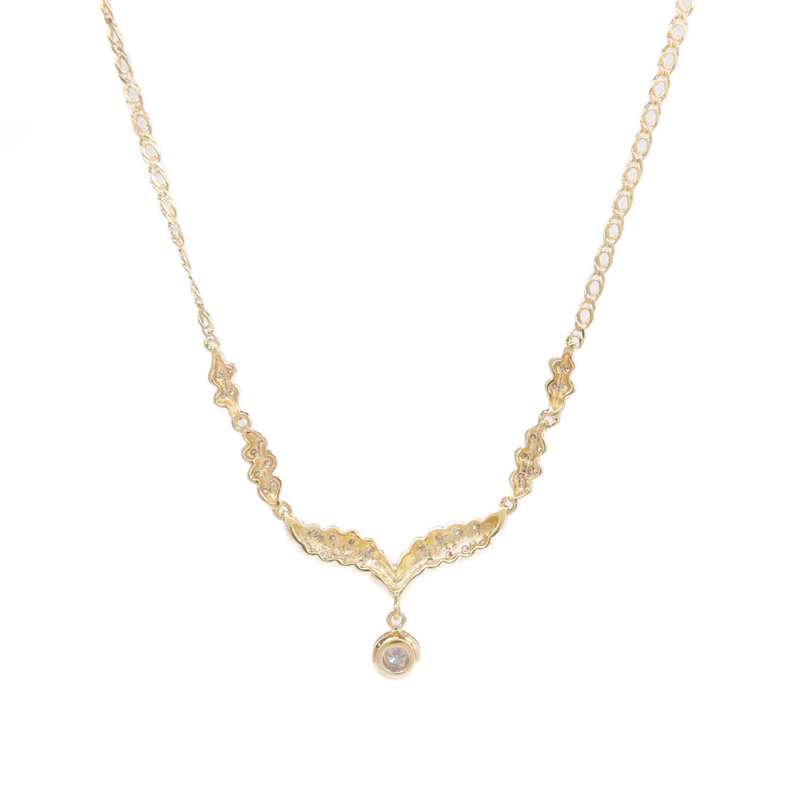 JEWELRY 18K黃金Diamond Necklace鑽石項鍊