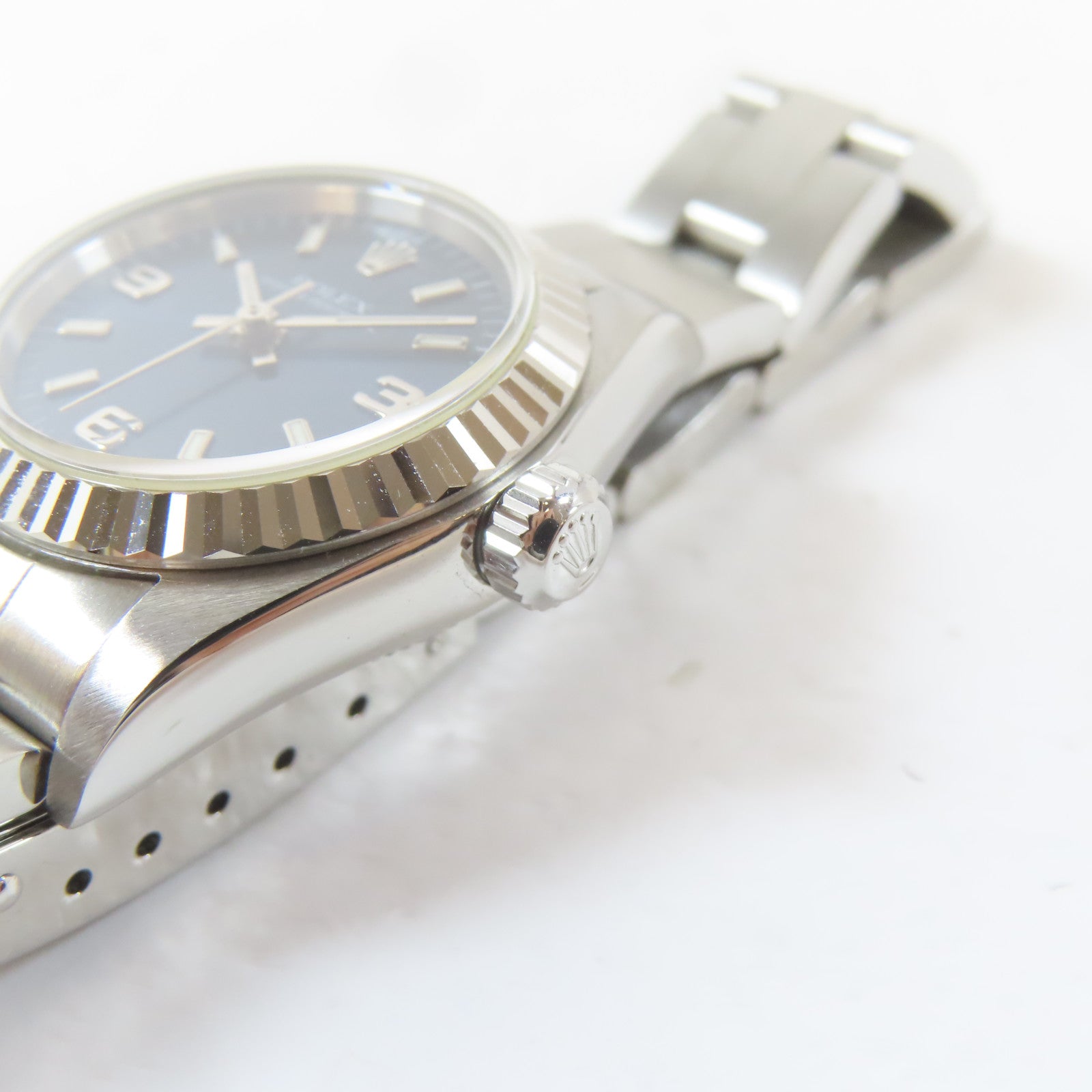 ROLEX Datejust不鏽鋼手錶自動機芯藍色#16.5cm