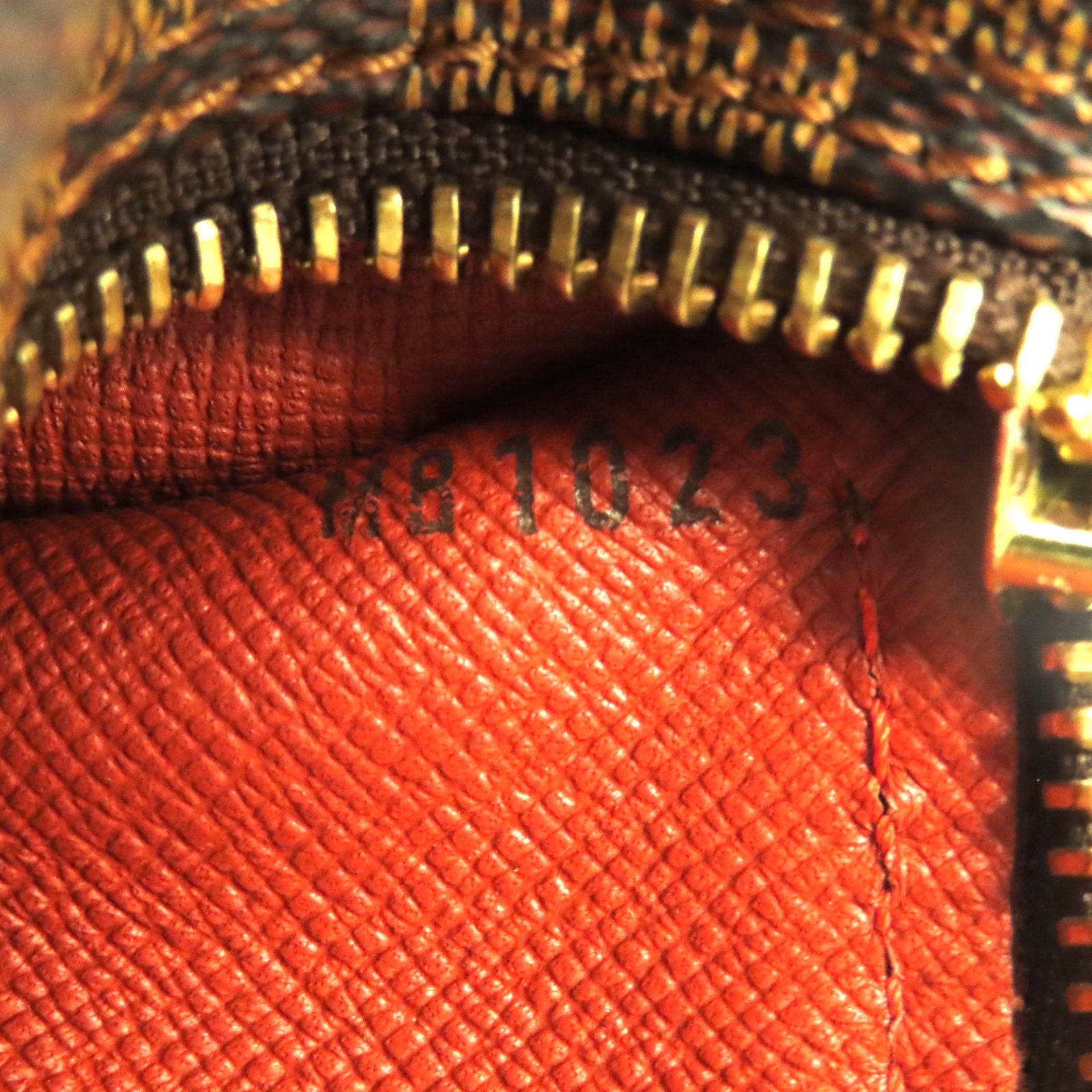 LOUIS VUITTON Damier Papillon GM金扣肩背袋啡色