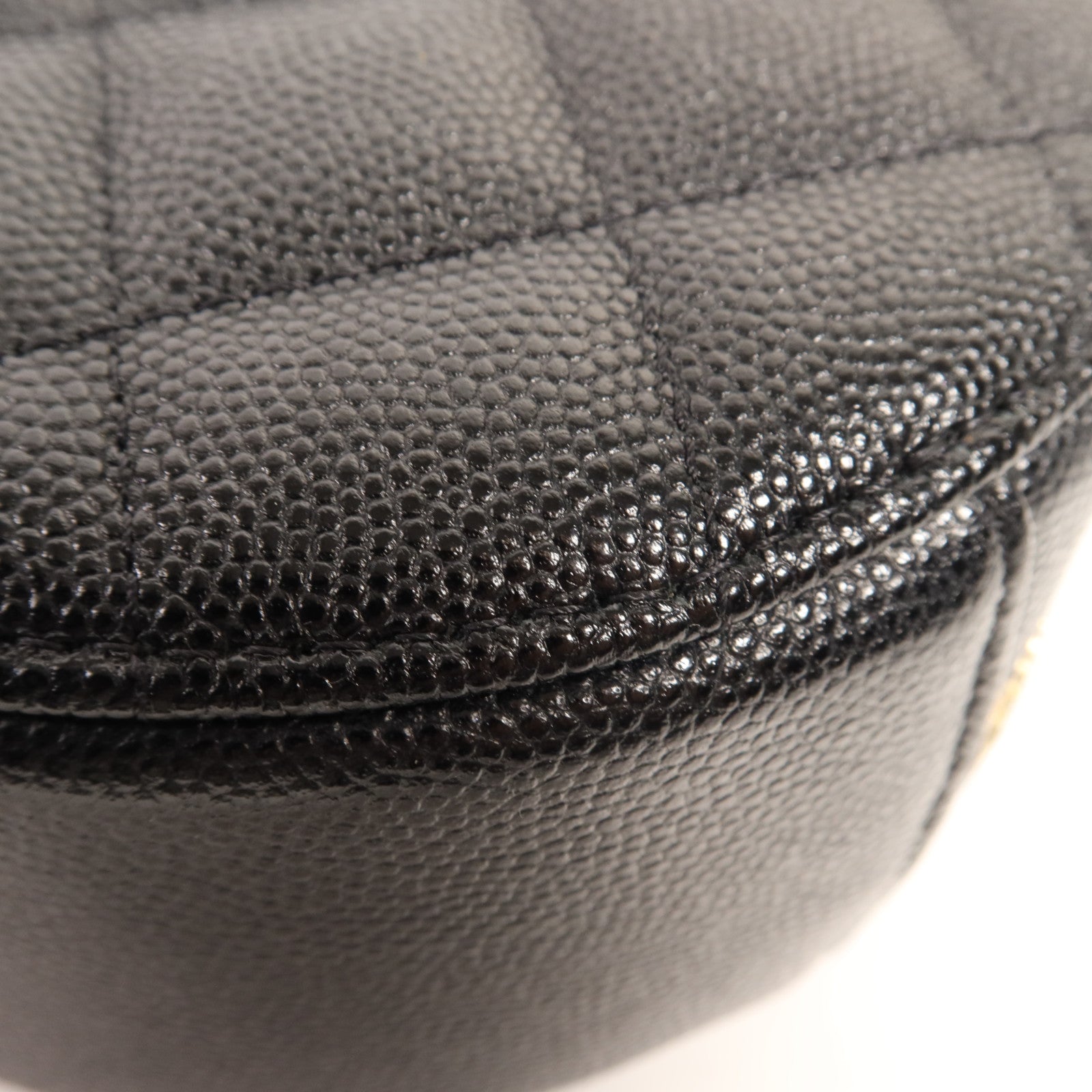 CHANEL 牛皮皮革Shoulder Bag金扣鏈帶肩背袋