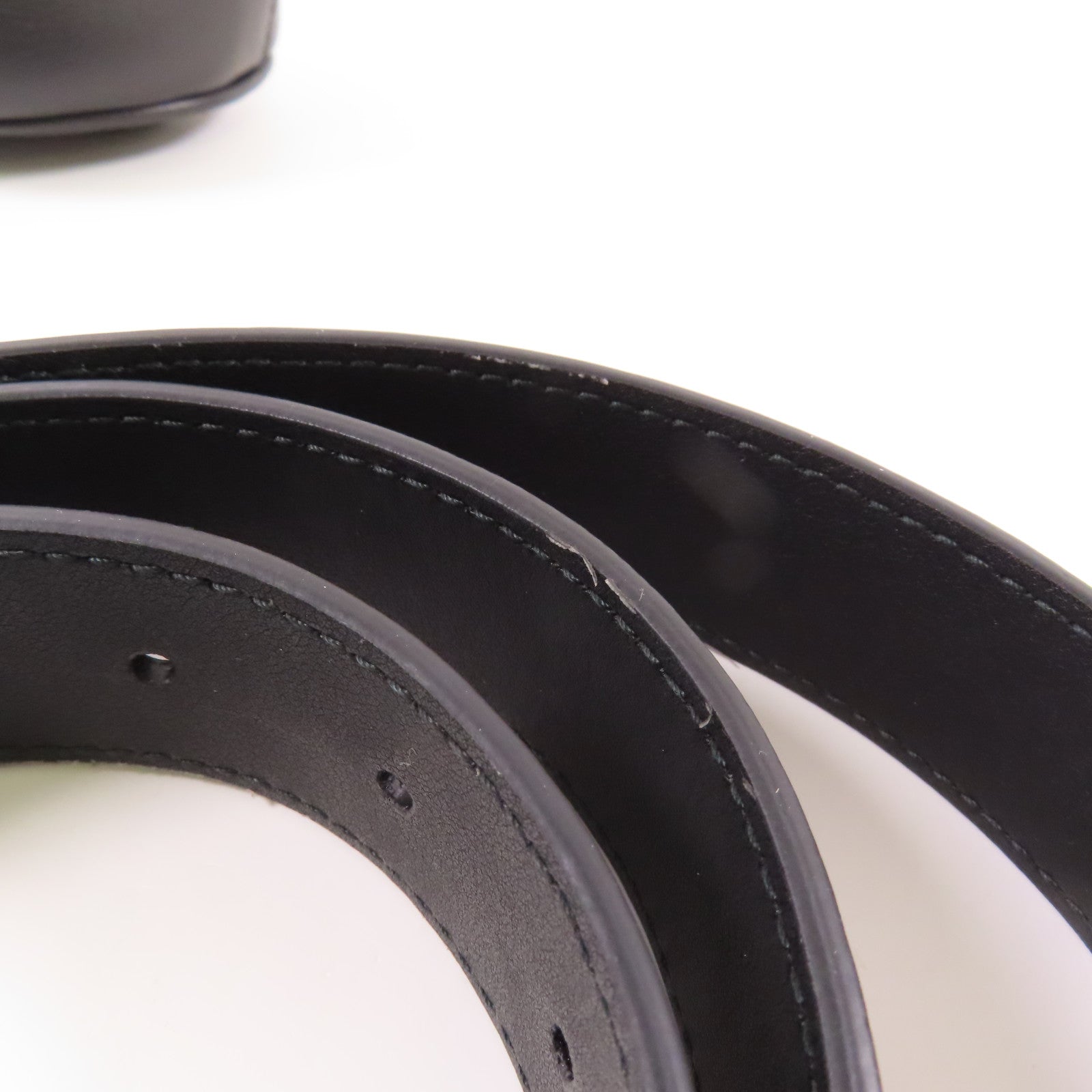 GUCCI 【激減優惠】皮革GG Marmont金扣腰包