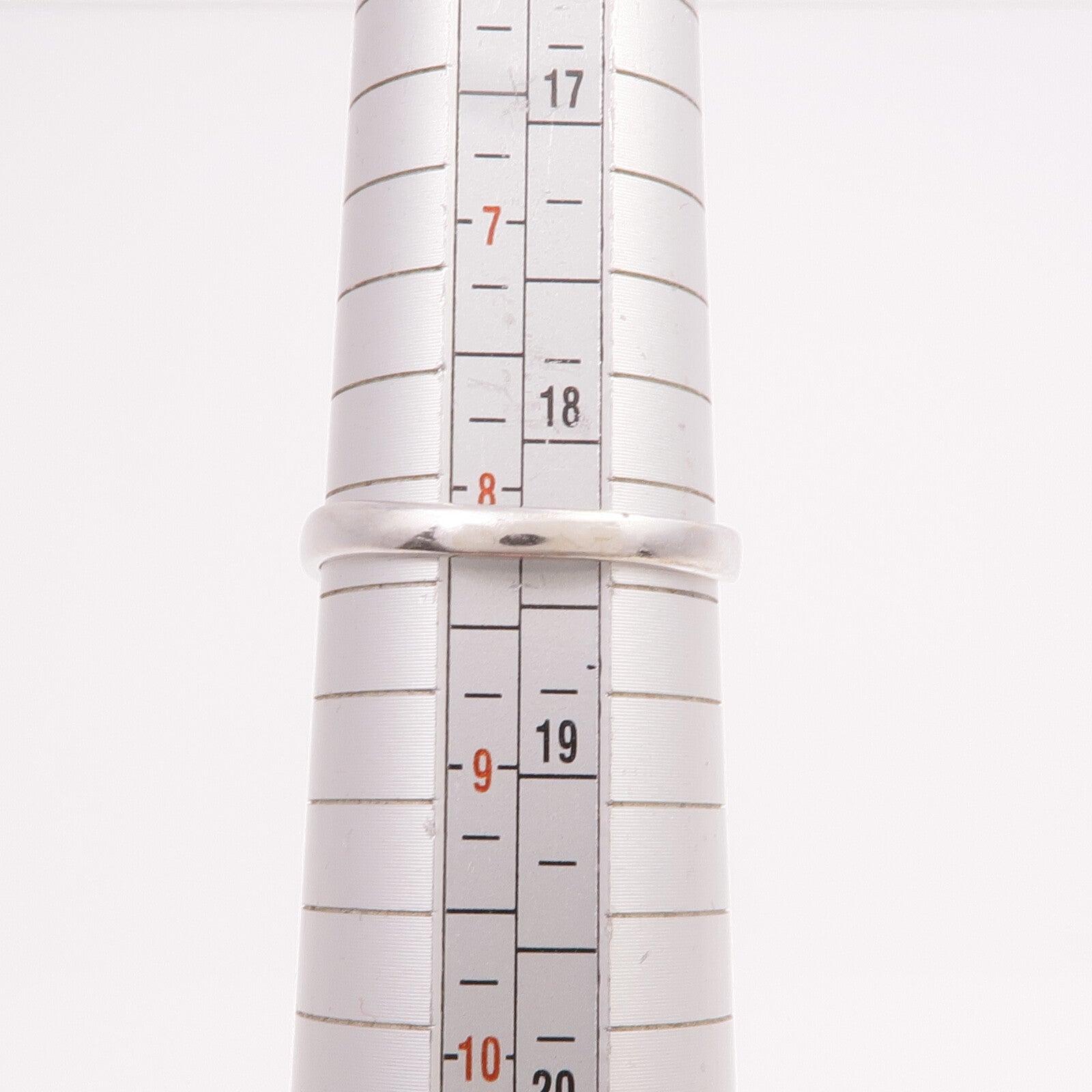 JEWELRY 18K白金Sapphire Diamond Ring藍寶石/鑽石戒指US#8.25