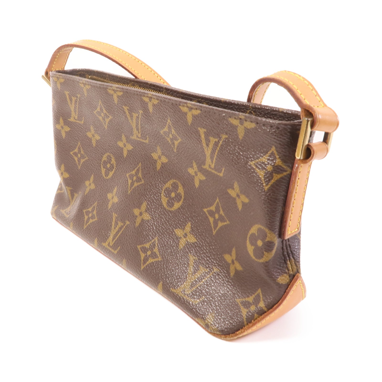 LOUIS VUITTON Monogram Trotteur金扣肩背袋