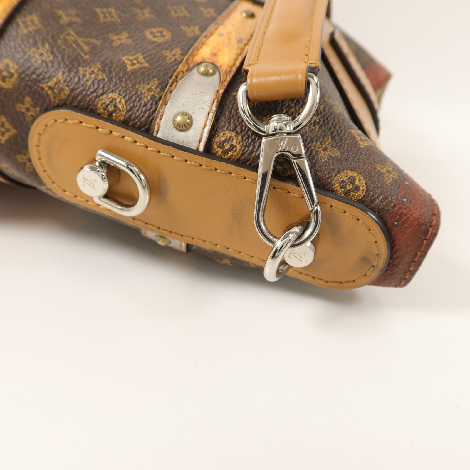 LOUIS VUITTON Monogram Time Trunk Duffle手挽肩背兩用袋