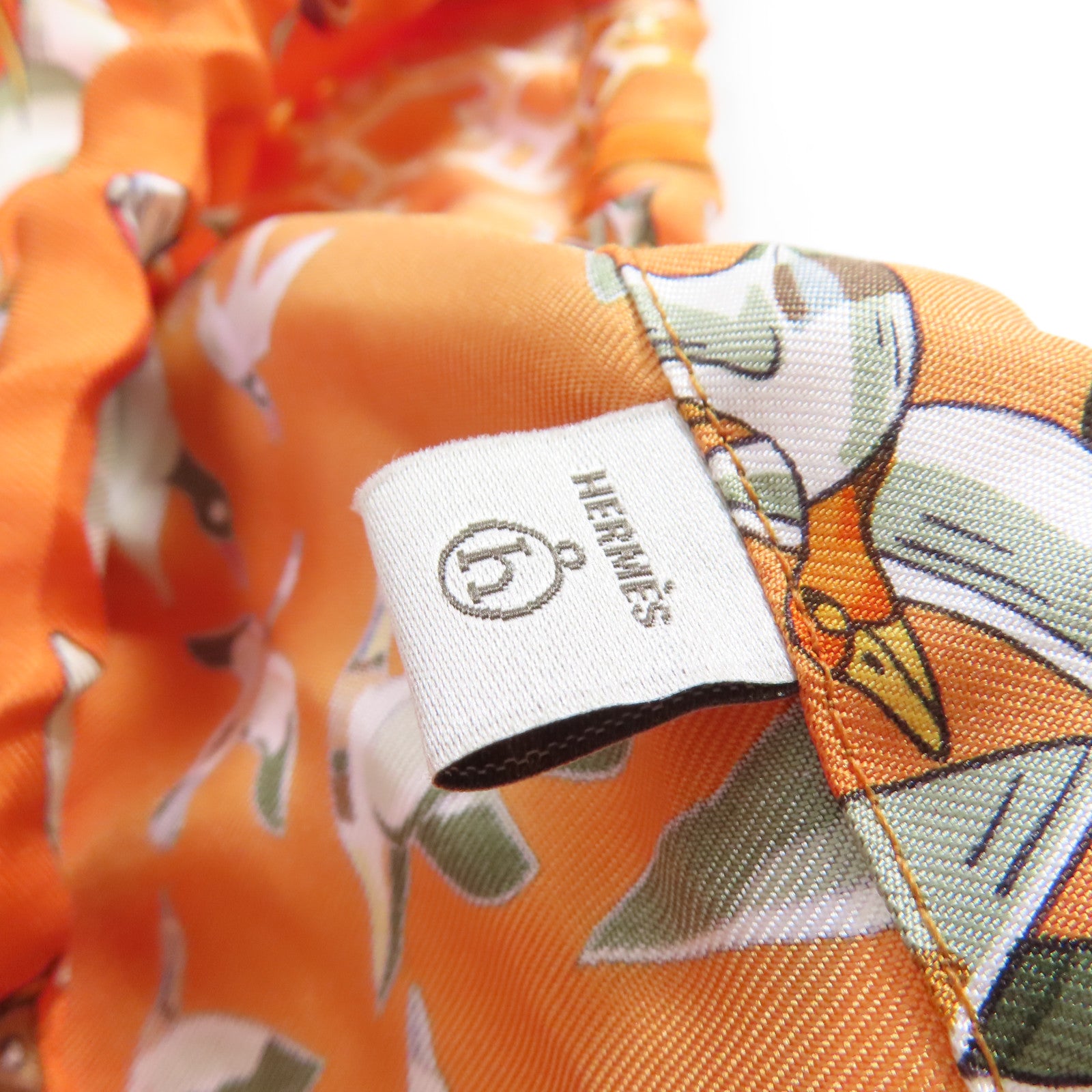 HERMES 帆布Tote Bag銀扣手挽袋深藍色