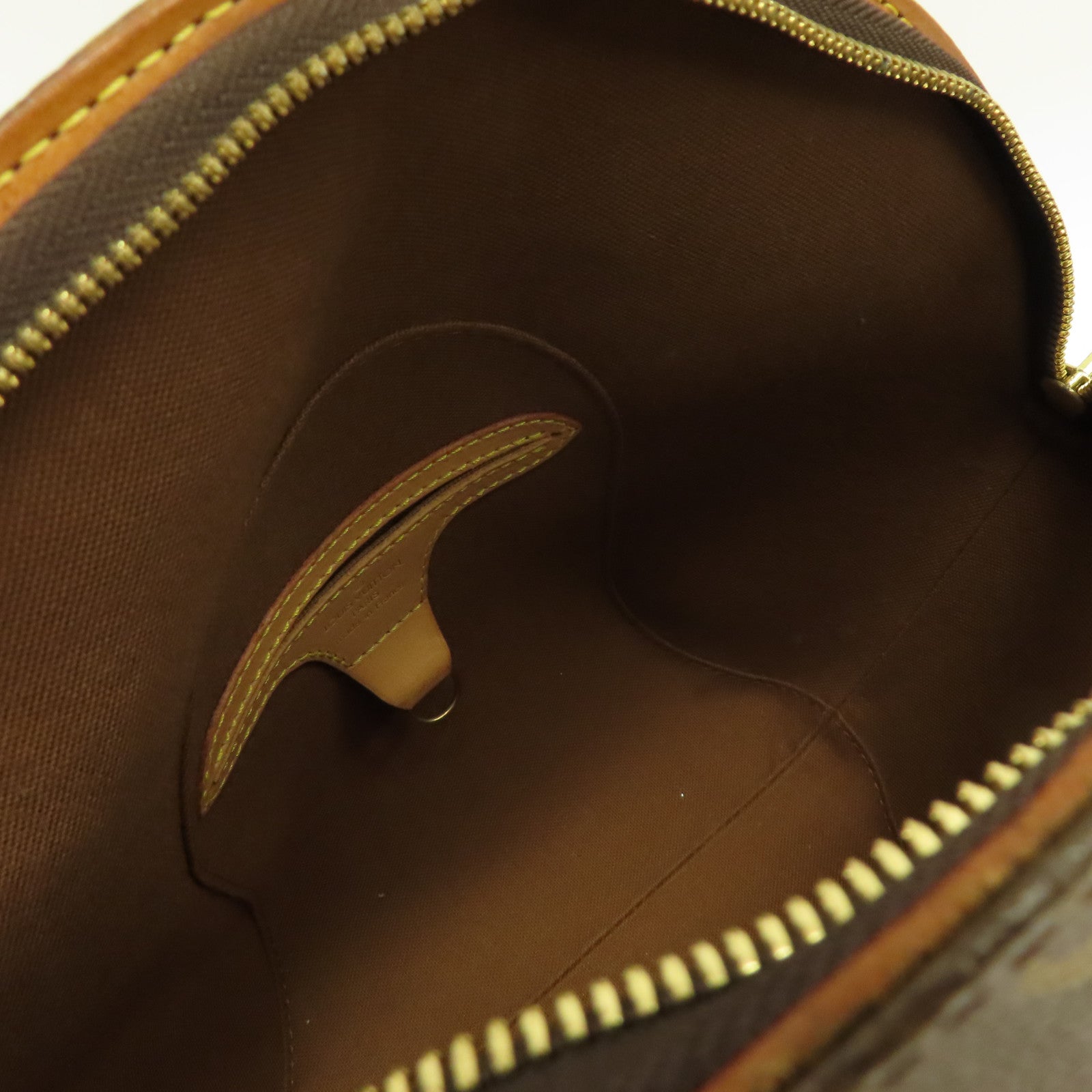 LOUIS VUITTON Monogram Ellipse PM金扣手挽袋啡色