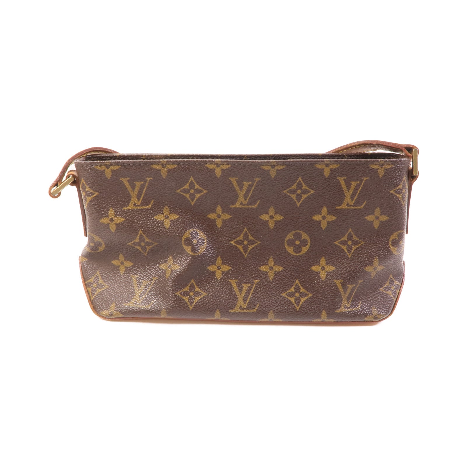 LOUIS VUITTON Monogram Trotteur金扣肩背袋