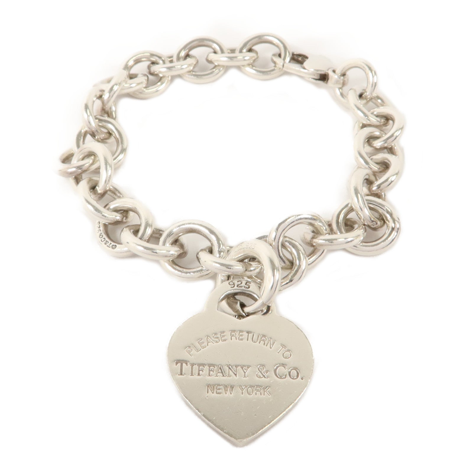 TIFFANY＆CO 925純銀Return to Tiffany Heart Bracelet手鏈