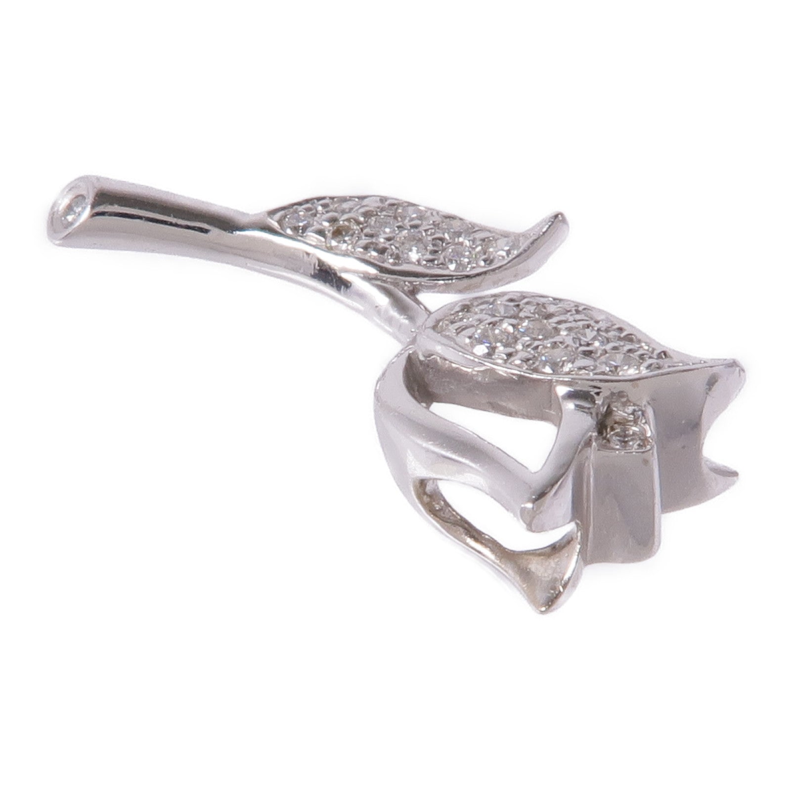 JEWELRY 【激減優惠】18K白金Diamond Pendant Top鑽石吊墜