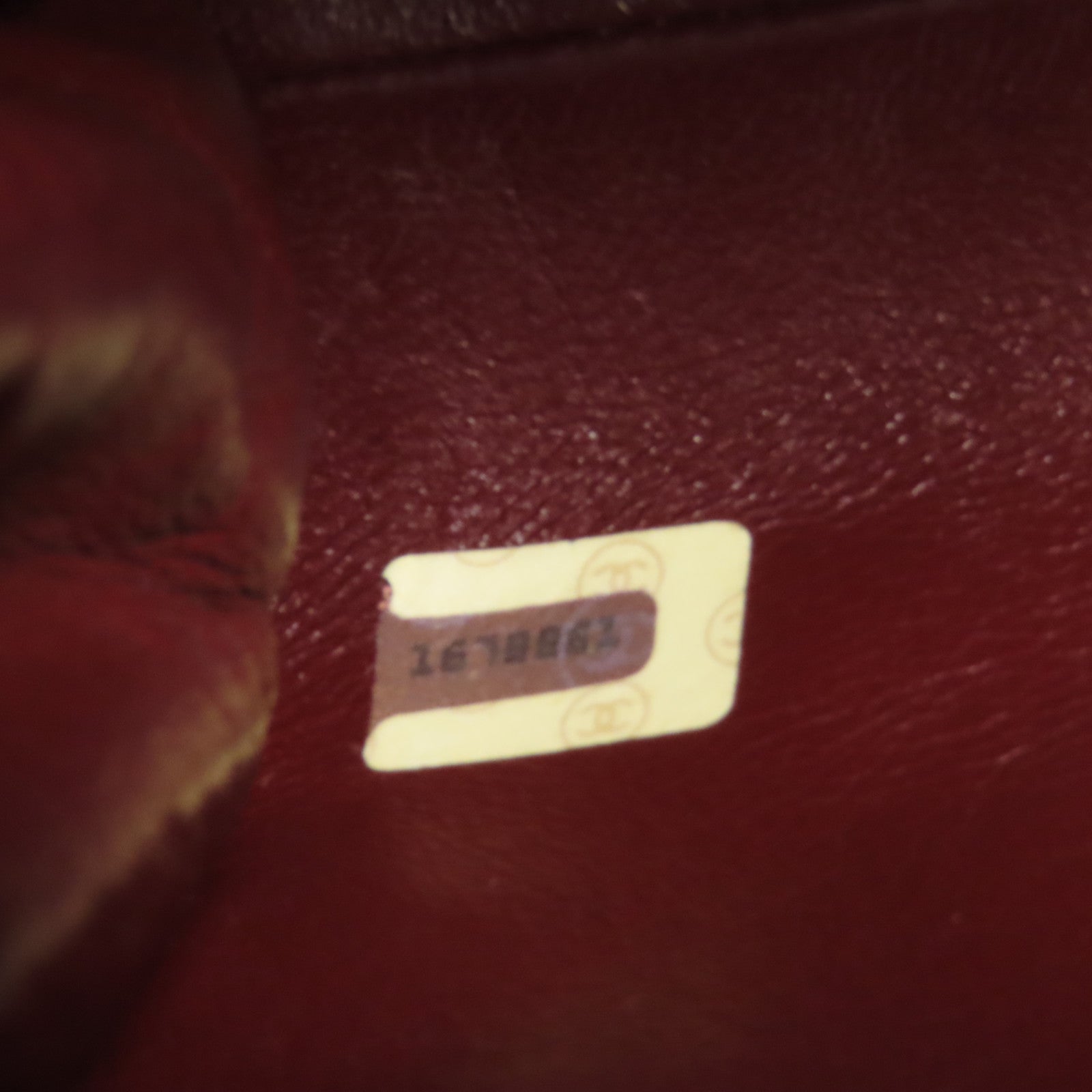 CHANEL 羊皮皮革Vintage Matelasse Shoulder Bag金扣鏈帶肩背袋