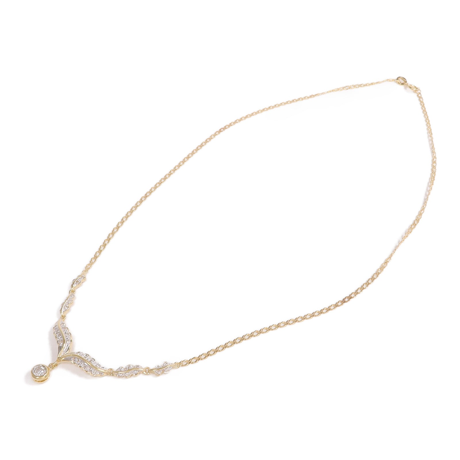 JEWELRY 18K黃金Diamond Necklace鑽石項鍊