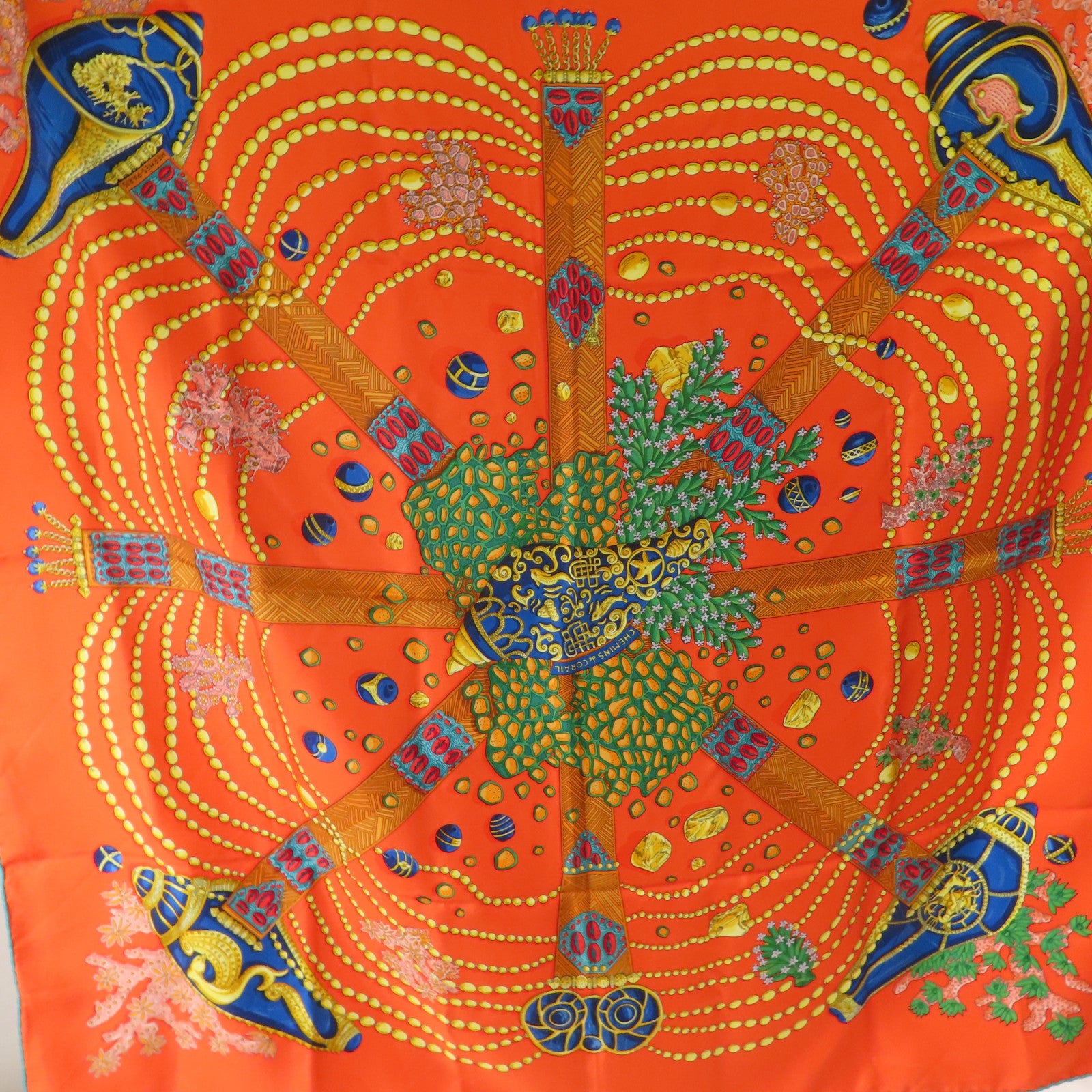 HERMES 絲質Scarf 90X90絲巾