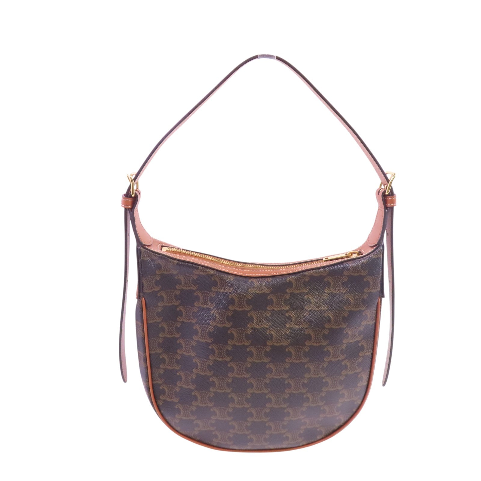 CELINE Triomphe帆布Small Heloise Shoulder Bag金扣肩背袋