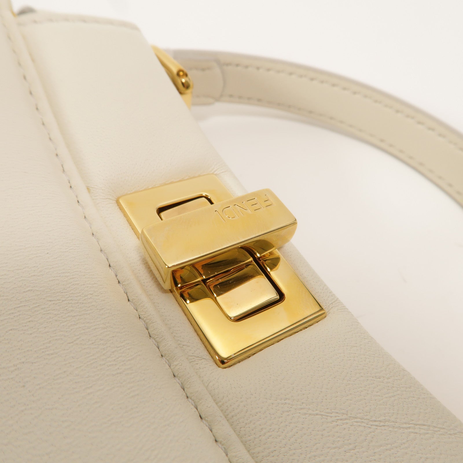 FENDI 羊皮皮革Peekaboo XS手挽肩背兩用袋