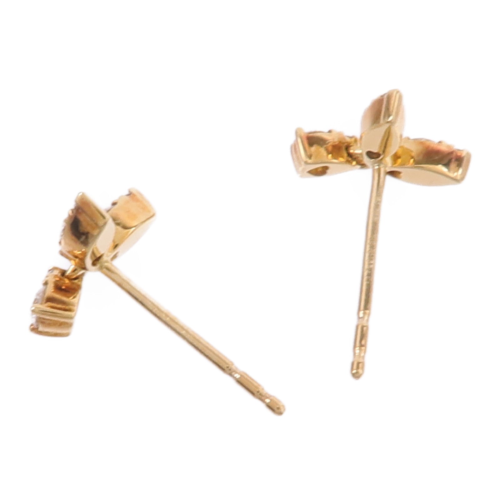 JEWELRY 18K玫瑰金Diamond Earrings鑽石耳環