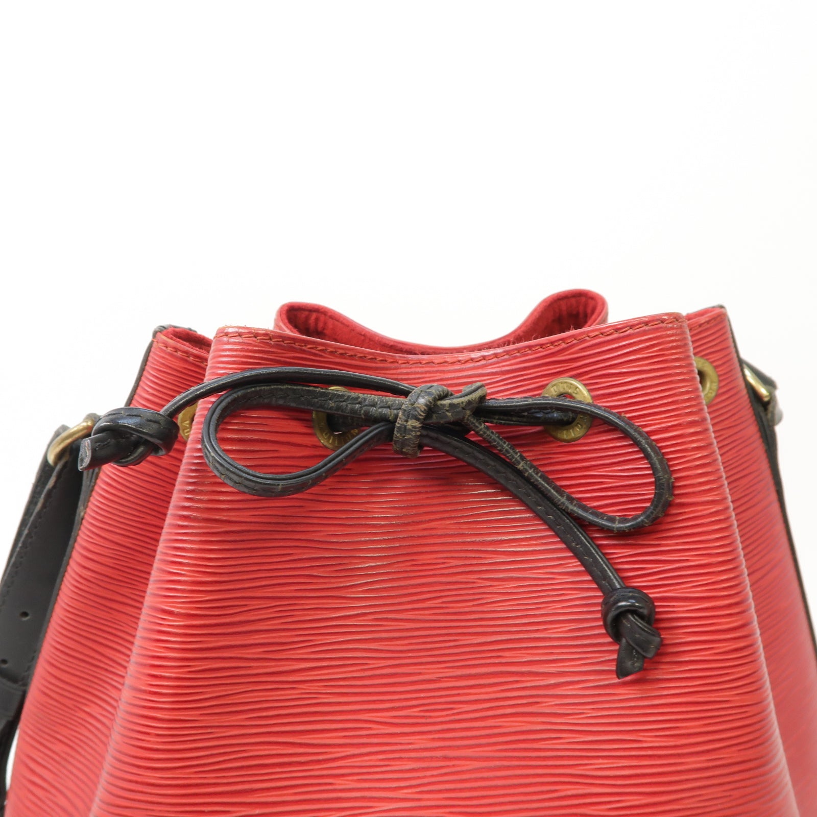 LOUIS VUITTON 【激減優惠】Epi Petit Noé金扣肩背袋紅色