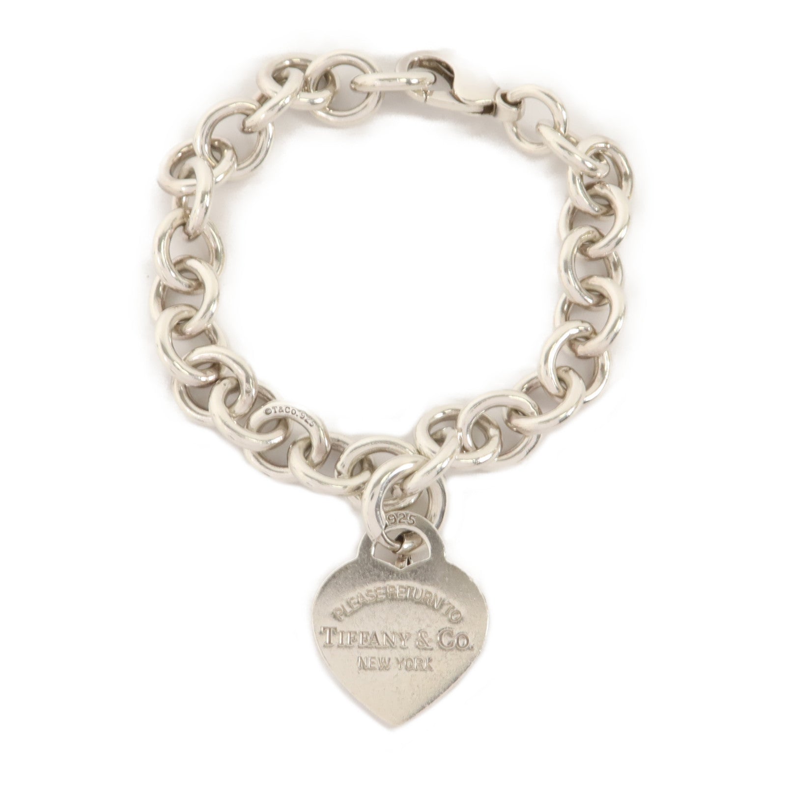 TIFFANY＆CO 925純銀Return to Tiffany Heart Bracelet手鏈