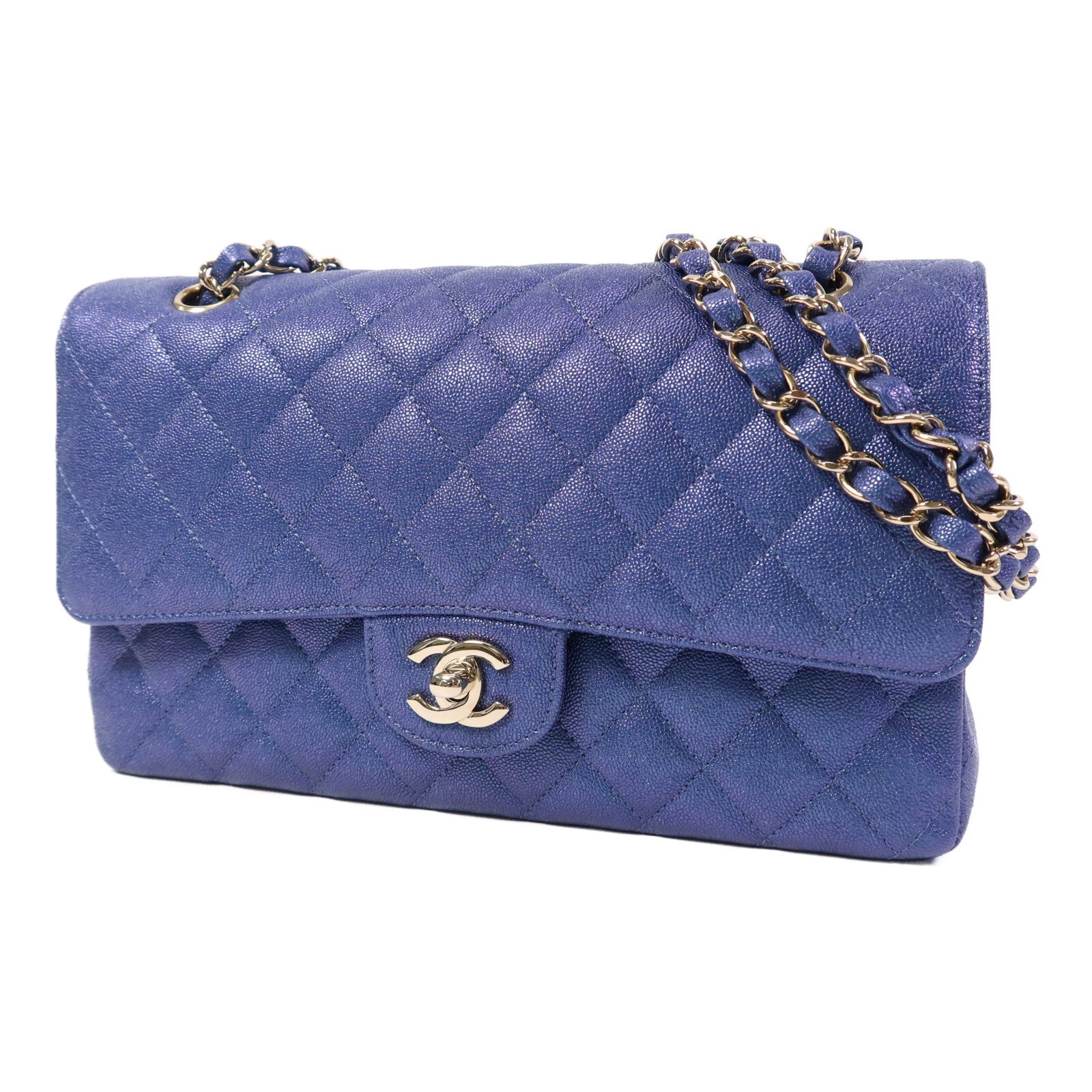 CHANEL 牛皮皮革Classic 25金扣鏈帶肩背袋
