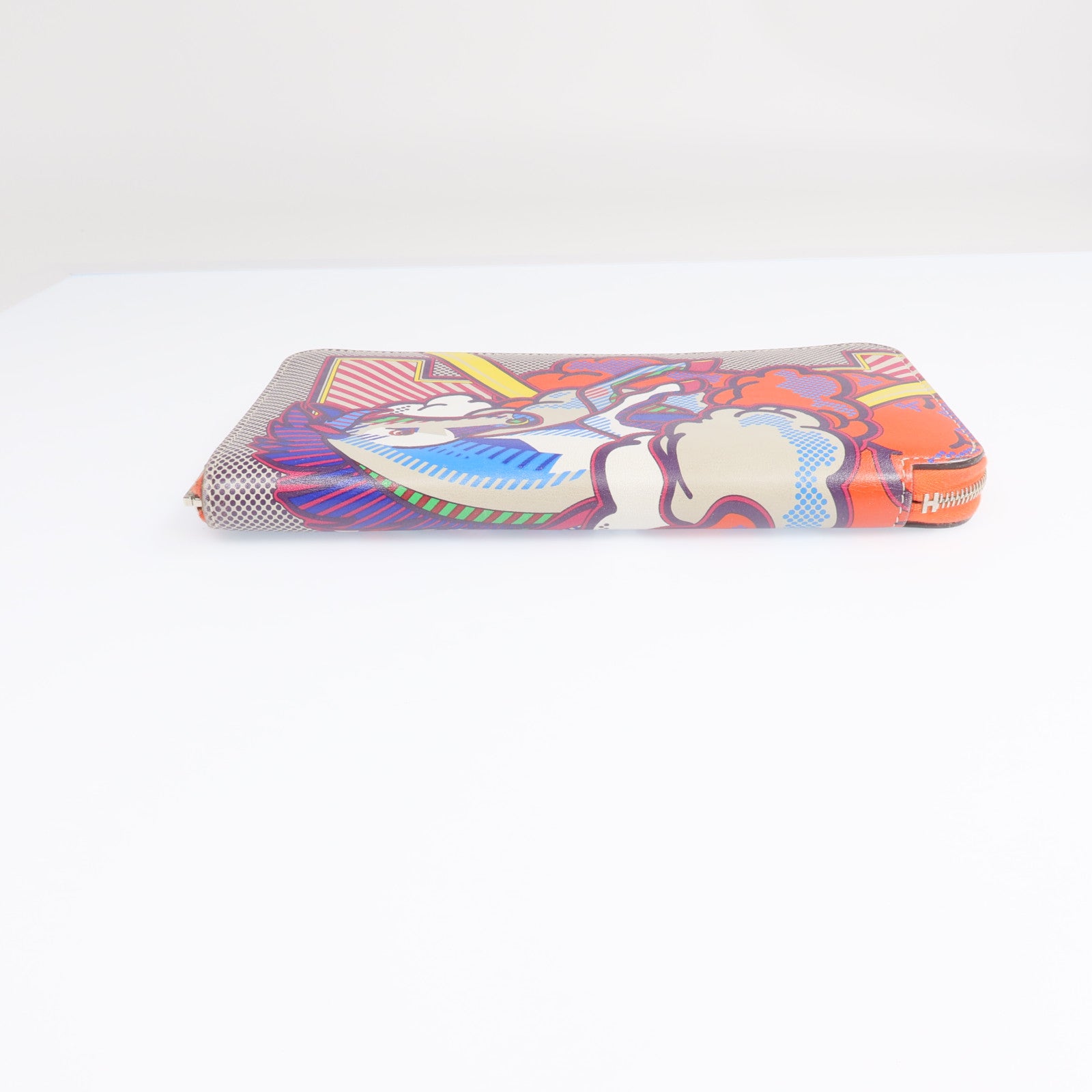 HERMES Swift皮革Azap Pegasus Design銀扣長錢包