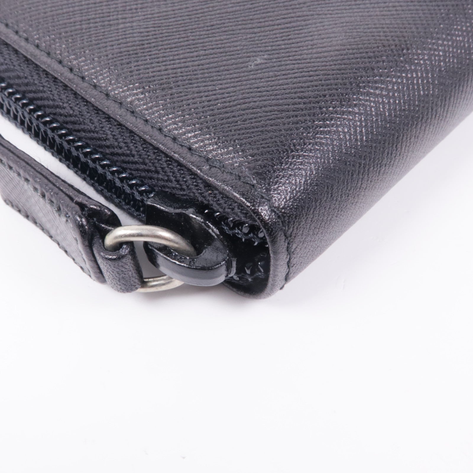 PRADA 牛皮皮革Zipped Wallet錢包