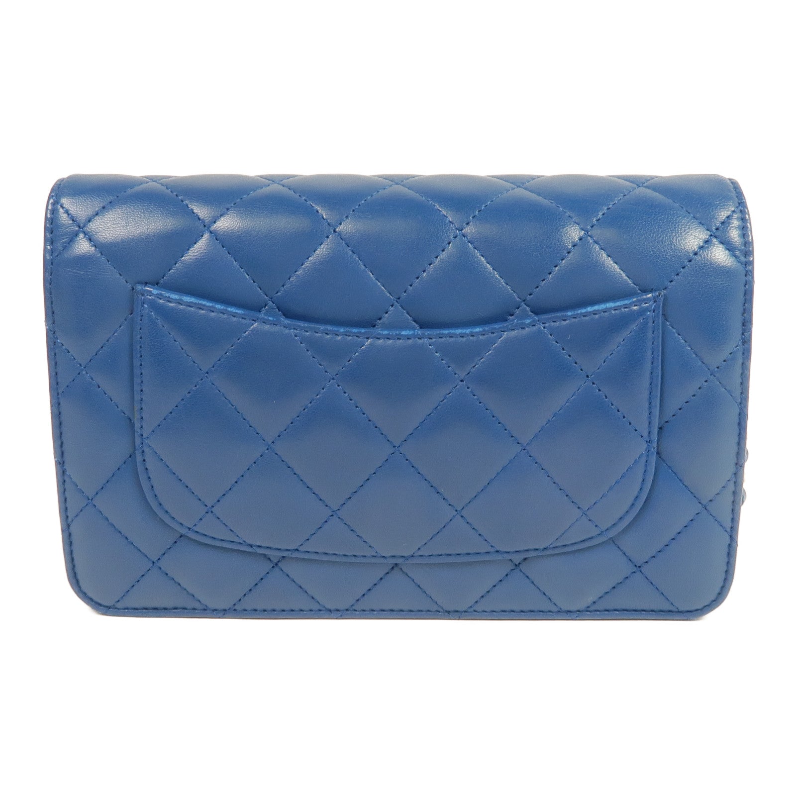 CHANEL 羊皮皮革WOC Wallet On Chain金扣鏈帶肩背袋