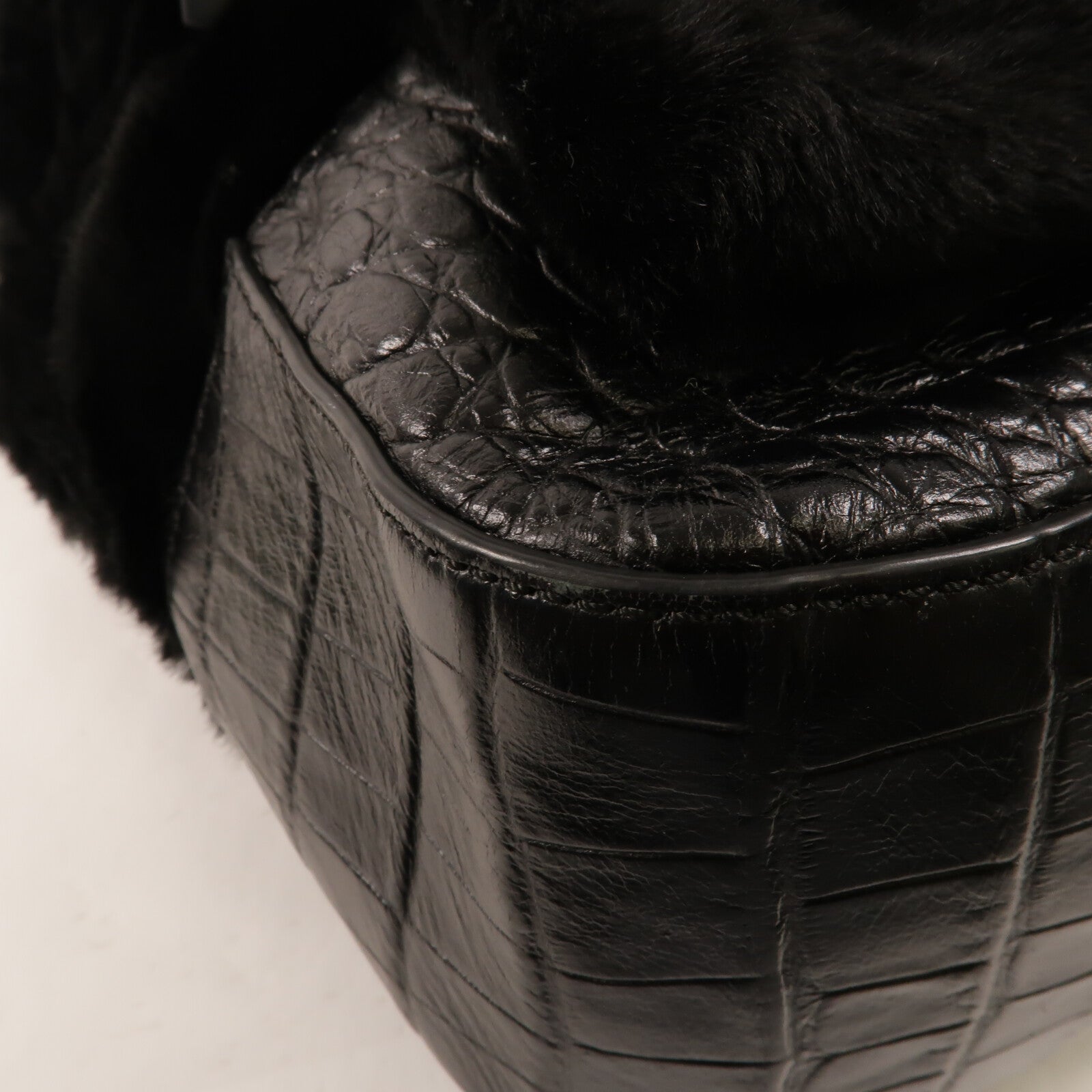 SELECTION 牛皮皮革/Faux Fur Alexander Wang Backpack背包