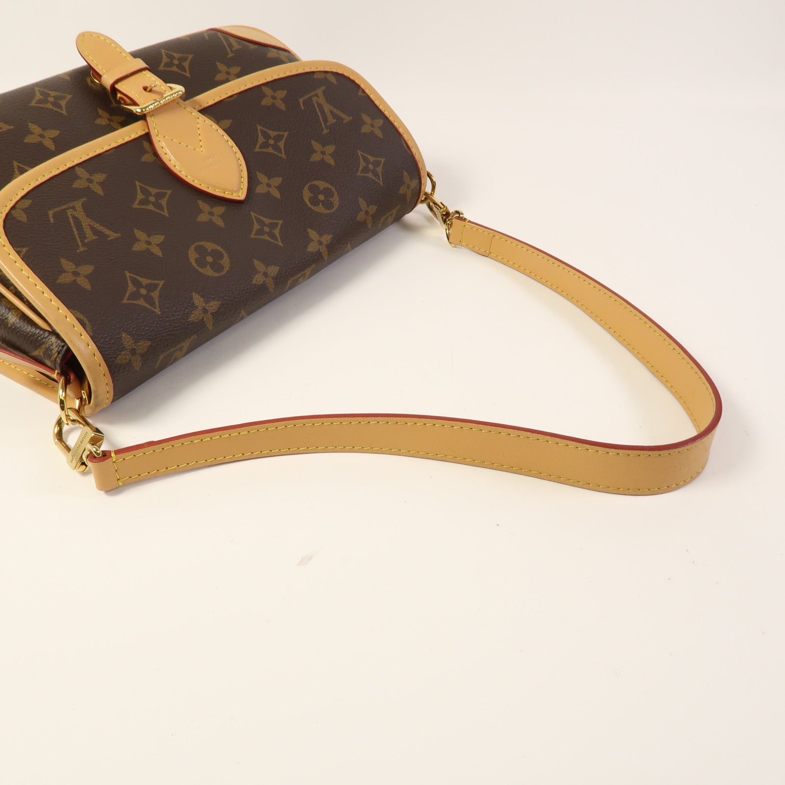LOUIS VUITTON Monogram Diane金扣手挽肩背兩用袋