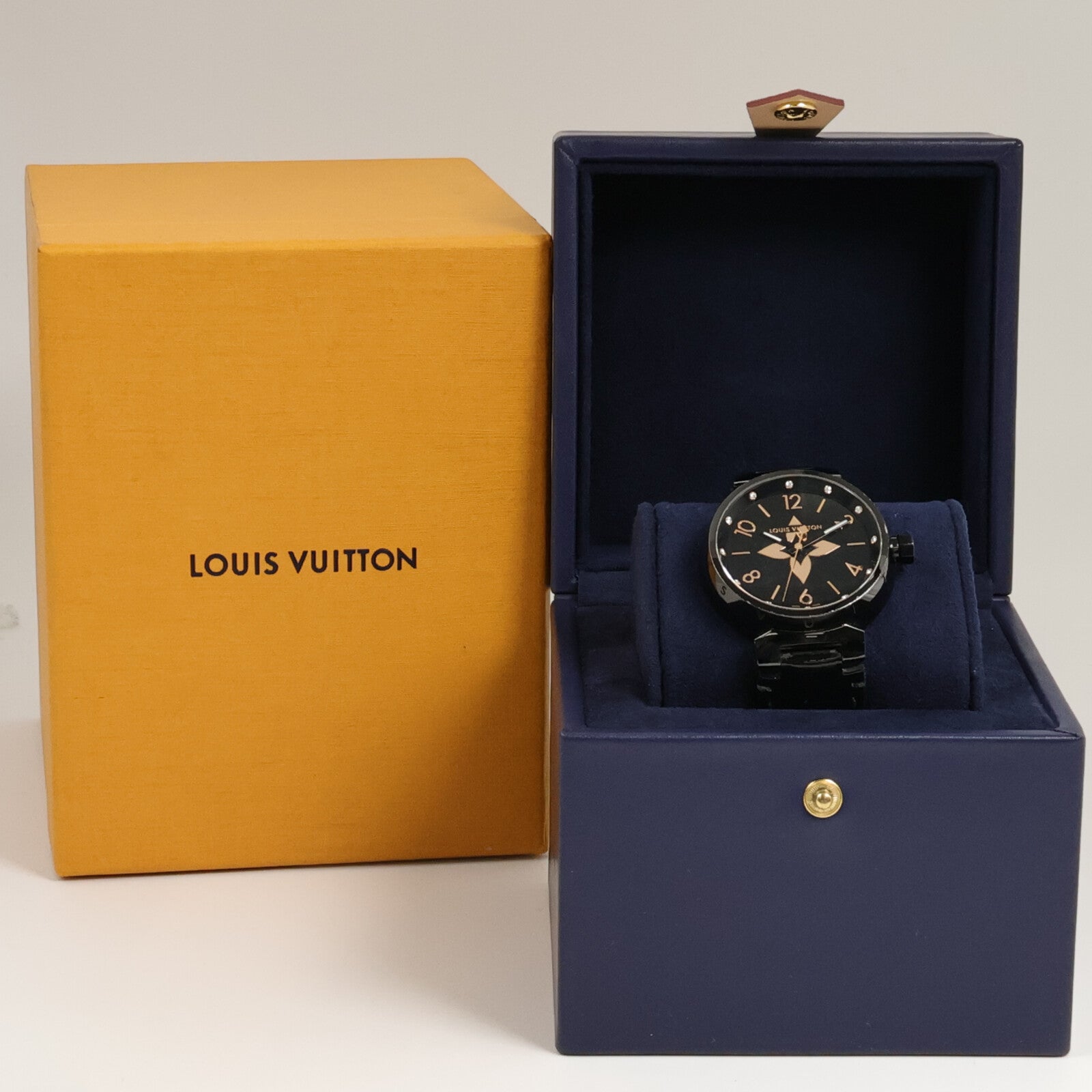 LOUIS VUITTON Tambour All Black QA157