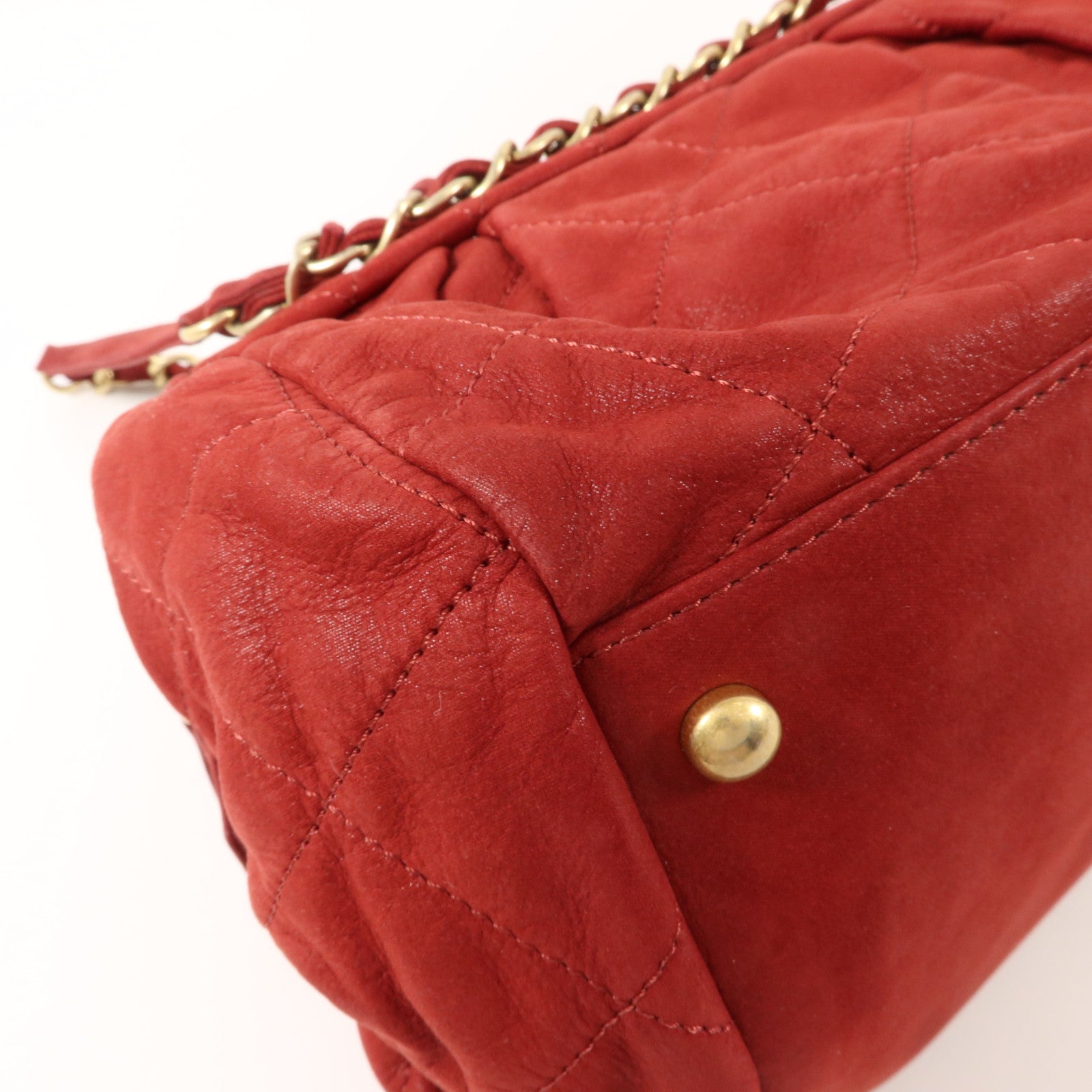 CHANEL 羊皮皮革Shoulder Bag鏈帶肩背袋