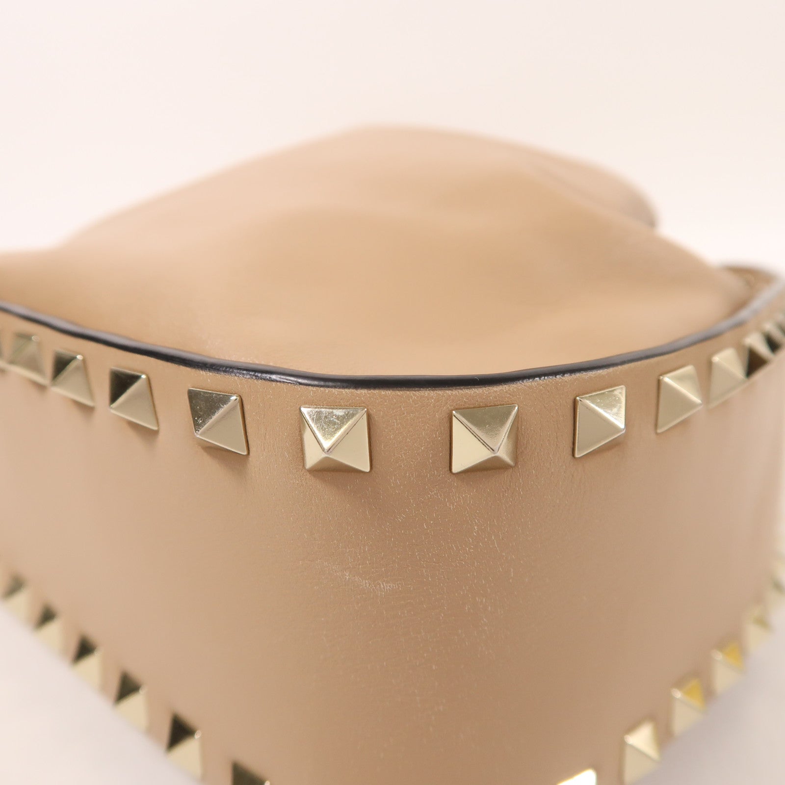 Valentino 皮革Shoulder Bag金扣肩背袋