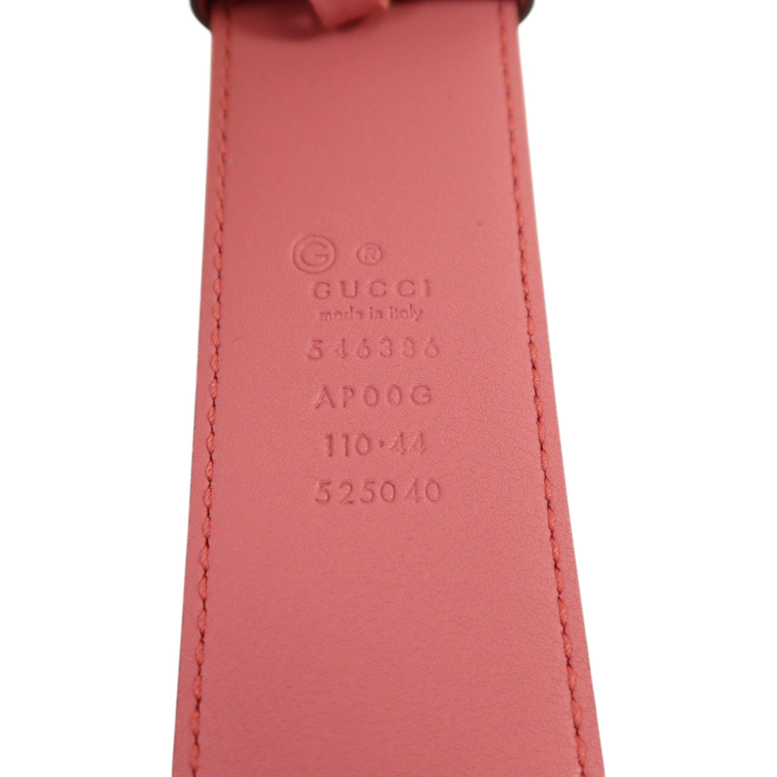 GUCCI 牛皮皮革Belt 110cm金扣皮帶