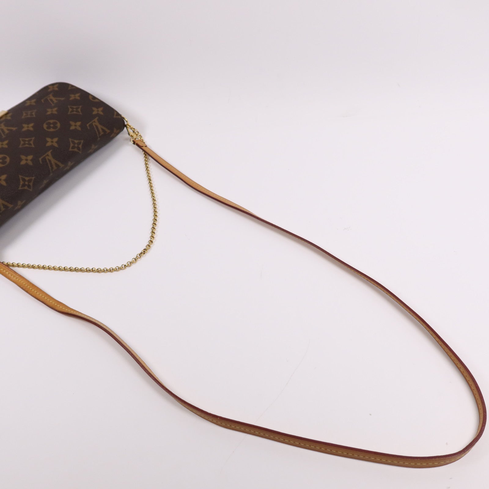 LOUIS VUITTON Monogram Favorite MM金扣手挽肩背兩用袋