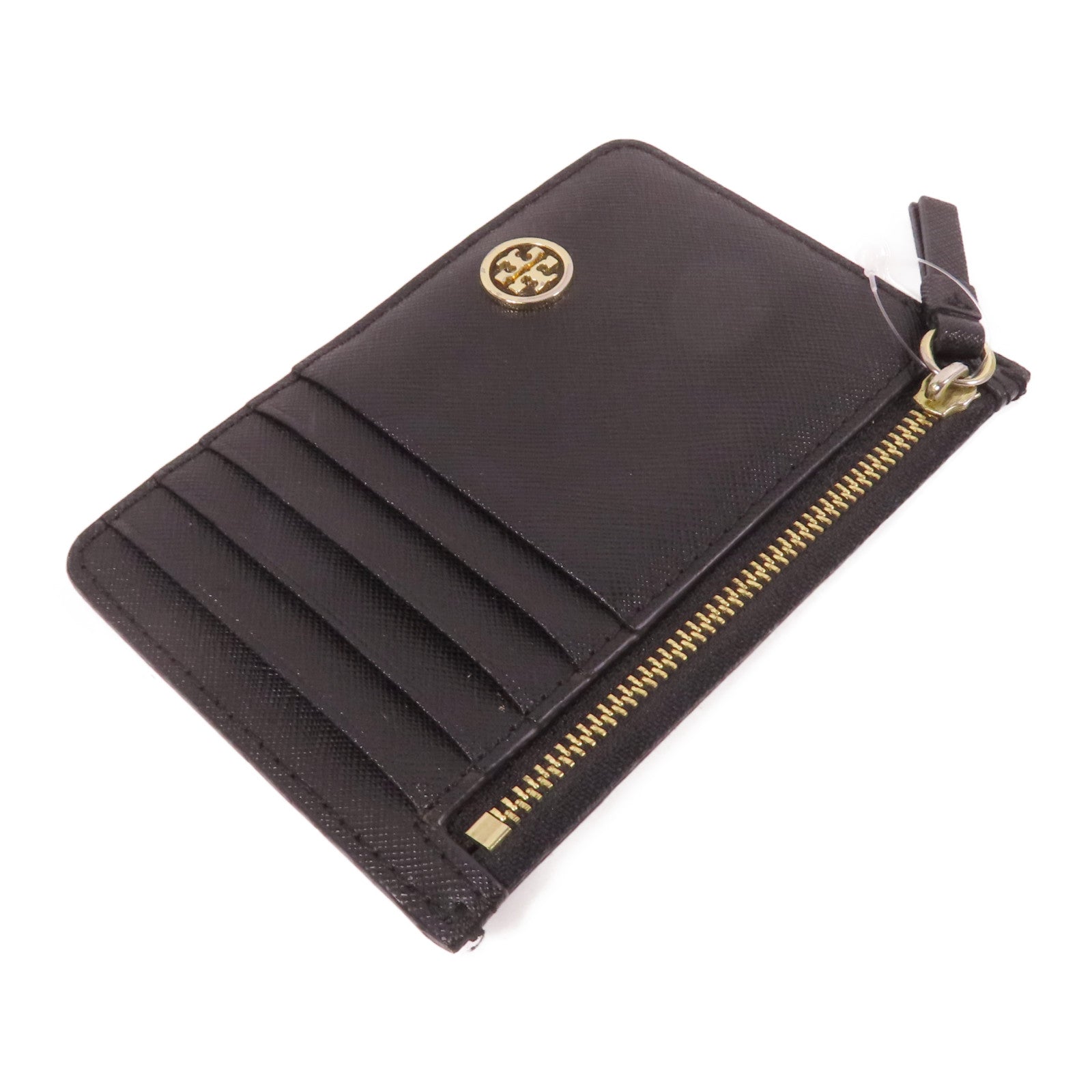 Tory Burch 牛皮皮革Card Case金扣卡片套
