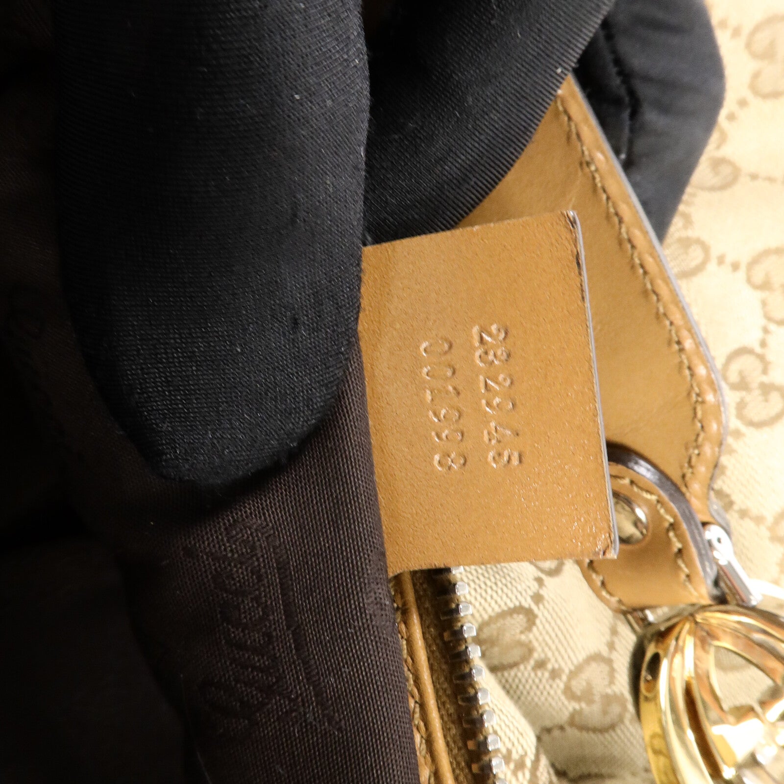 GUCCI 帆布Hobo肩背袋