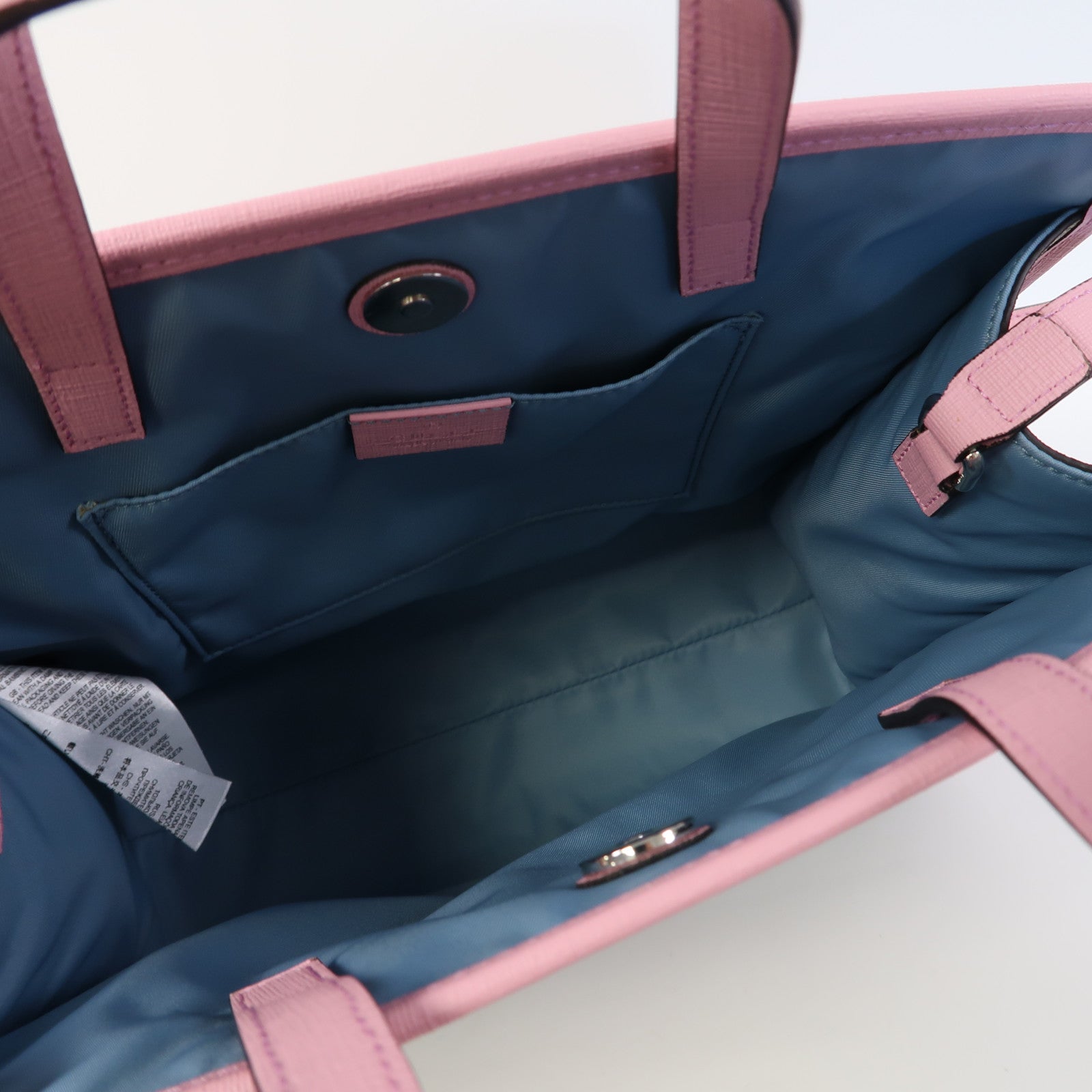 GUCCI 塗層帆布2 Way Shoulder Bag銀扣手挽肩背兩用袋啡色/粉紅色
