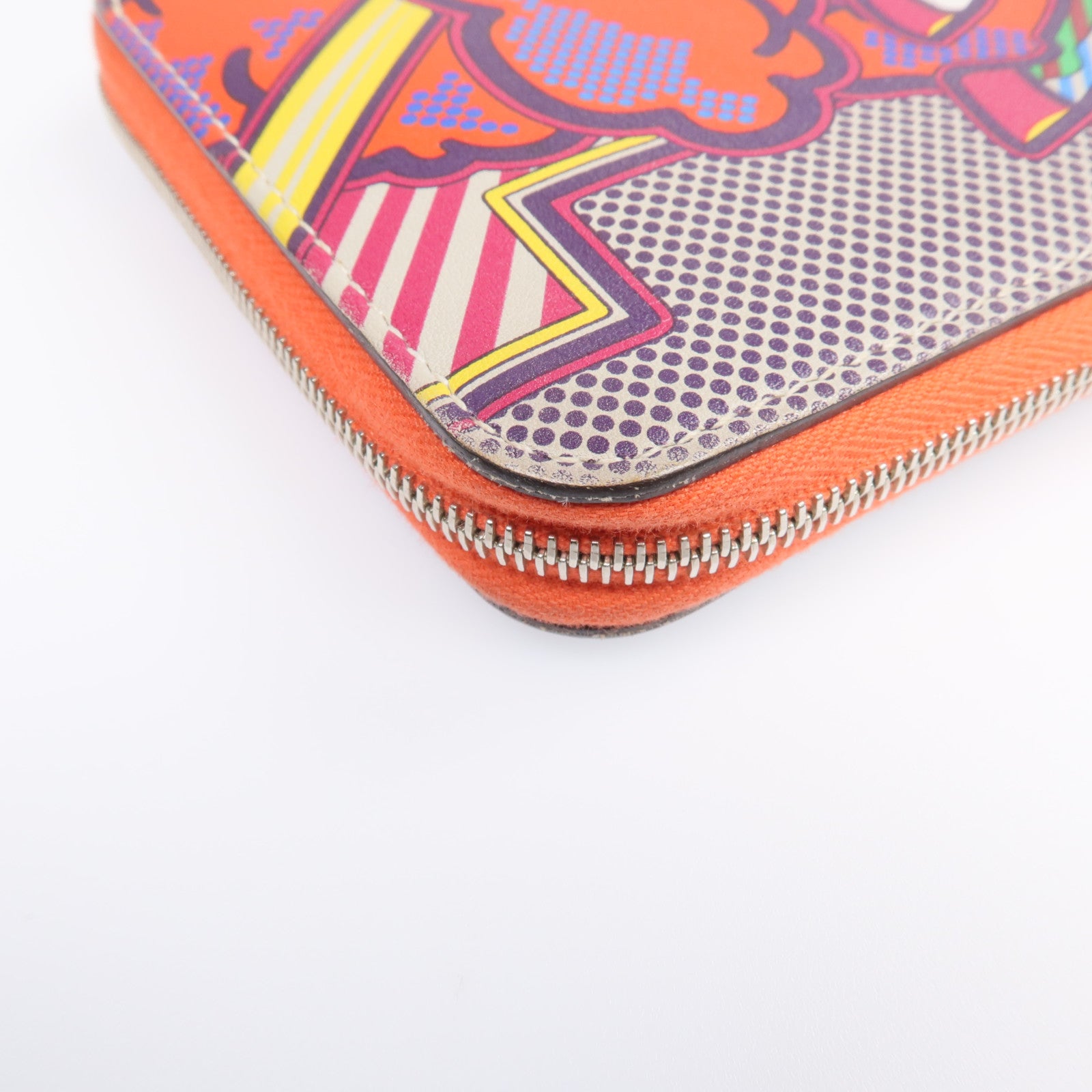 HERMES Swift皮革Azap Pegasus Design銀扣長錢包