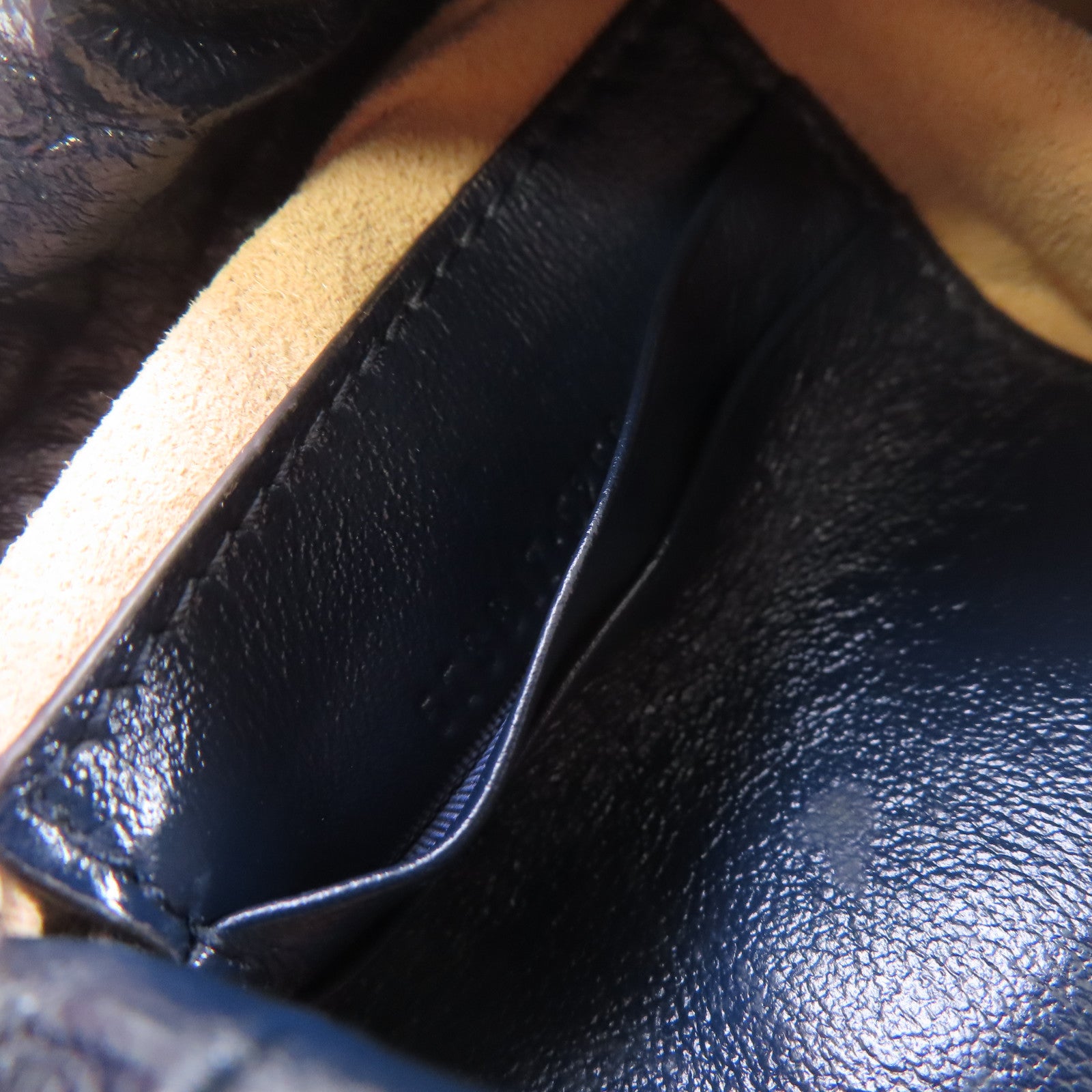GUCCI 【激減優惠】牛皮皮革GG Marmont Chain Shoulder Bag鏈帶肩背袋藍色