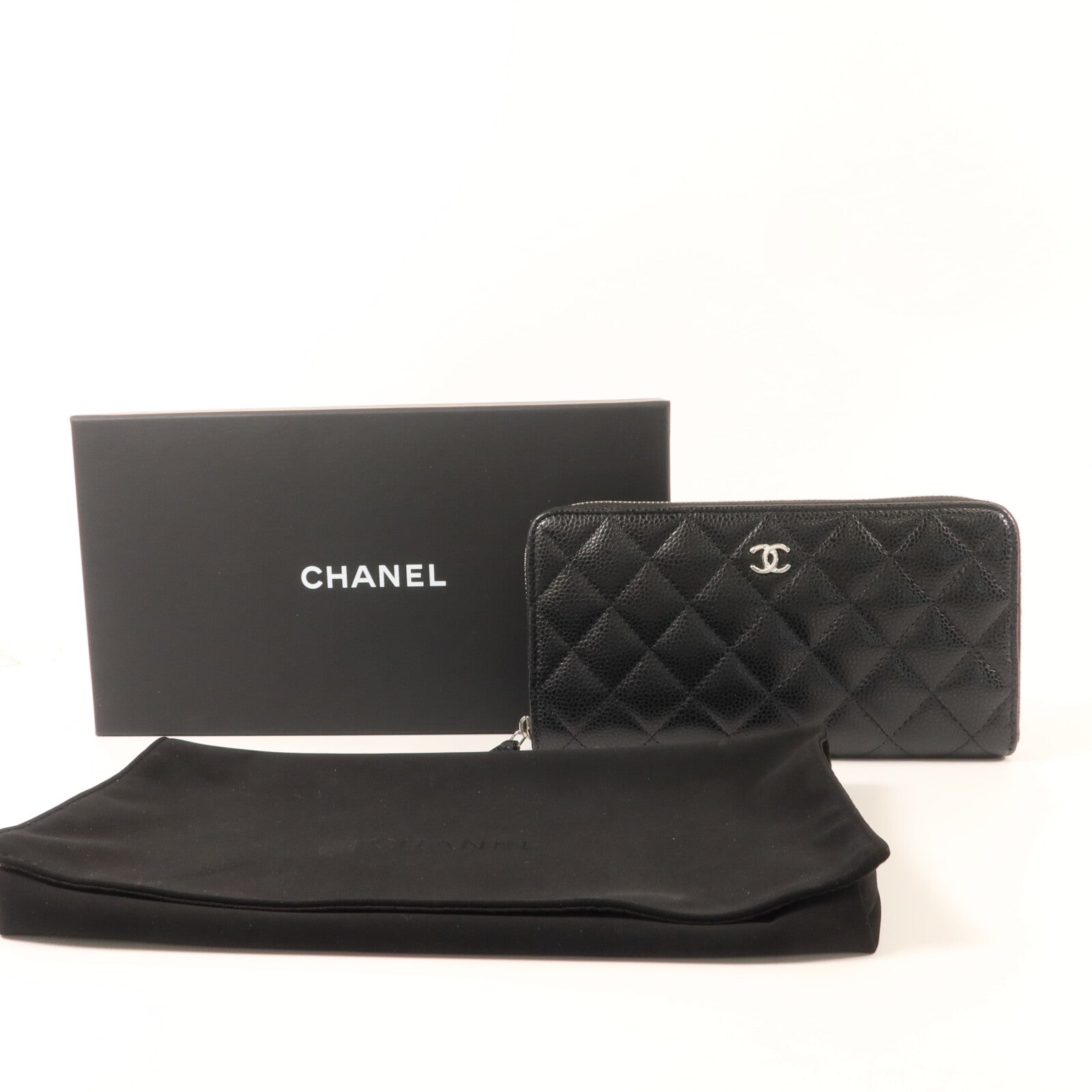 CHANEL 牛皮皮革Classic Zipped Long Wallet長錢包