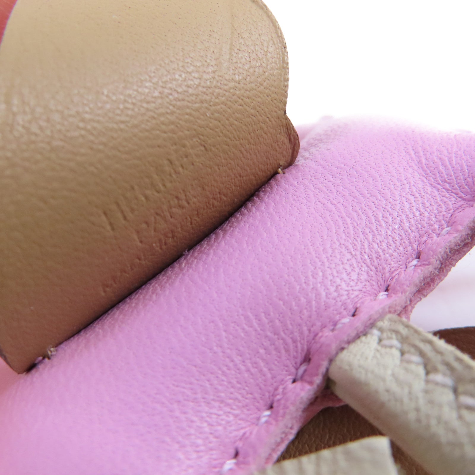 HERMES Swift皮革Rodeo Pegase PM Charm掛飾Mauve Sylvestre錦葵紫色/啡色