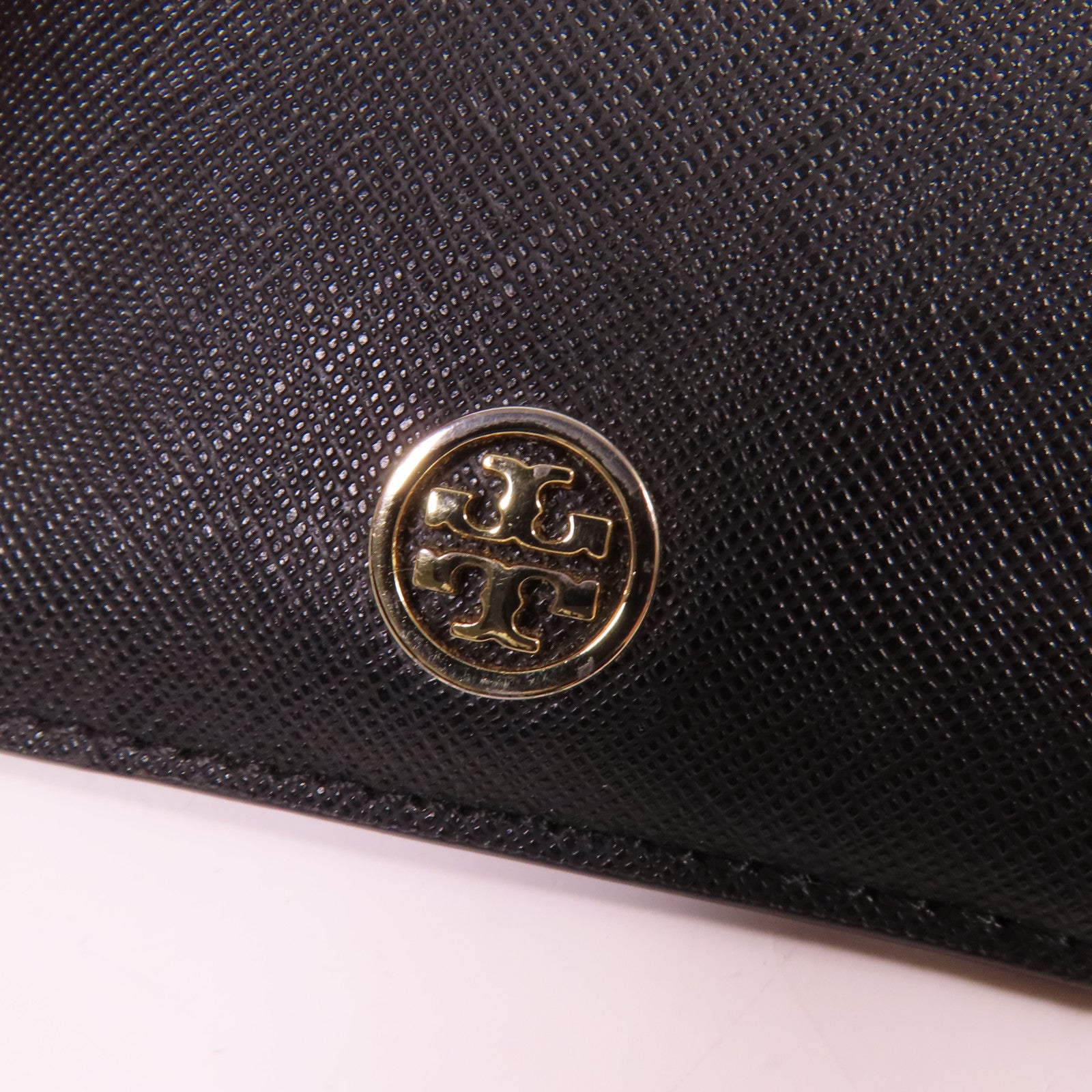 Tory Burch 牛皮皮革Card Case金扣卡片套