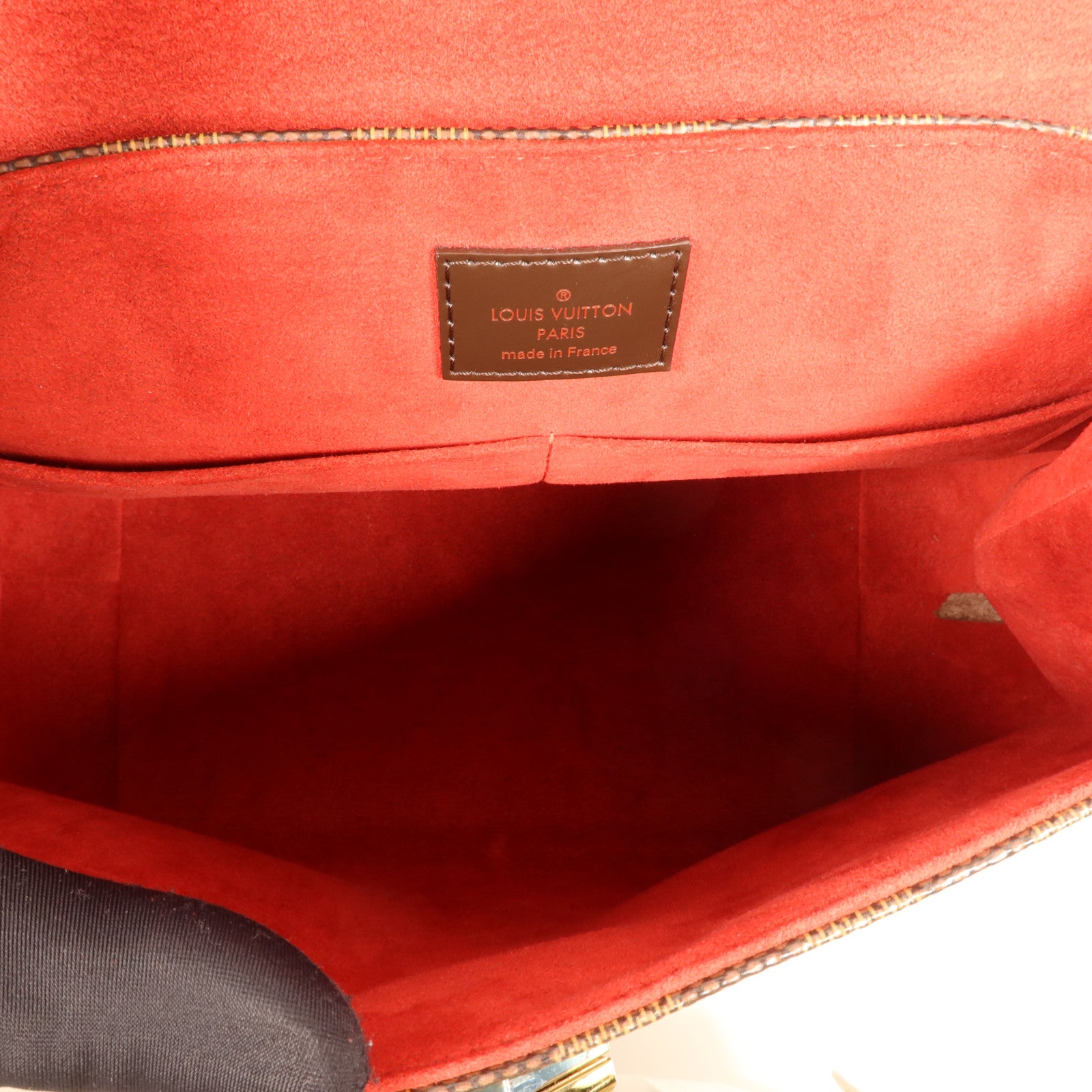 LOUIS VUITTON Damier Bergamo PM金扣手挽肩背兩用袋