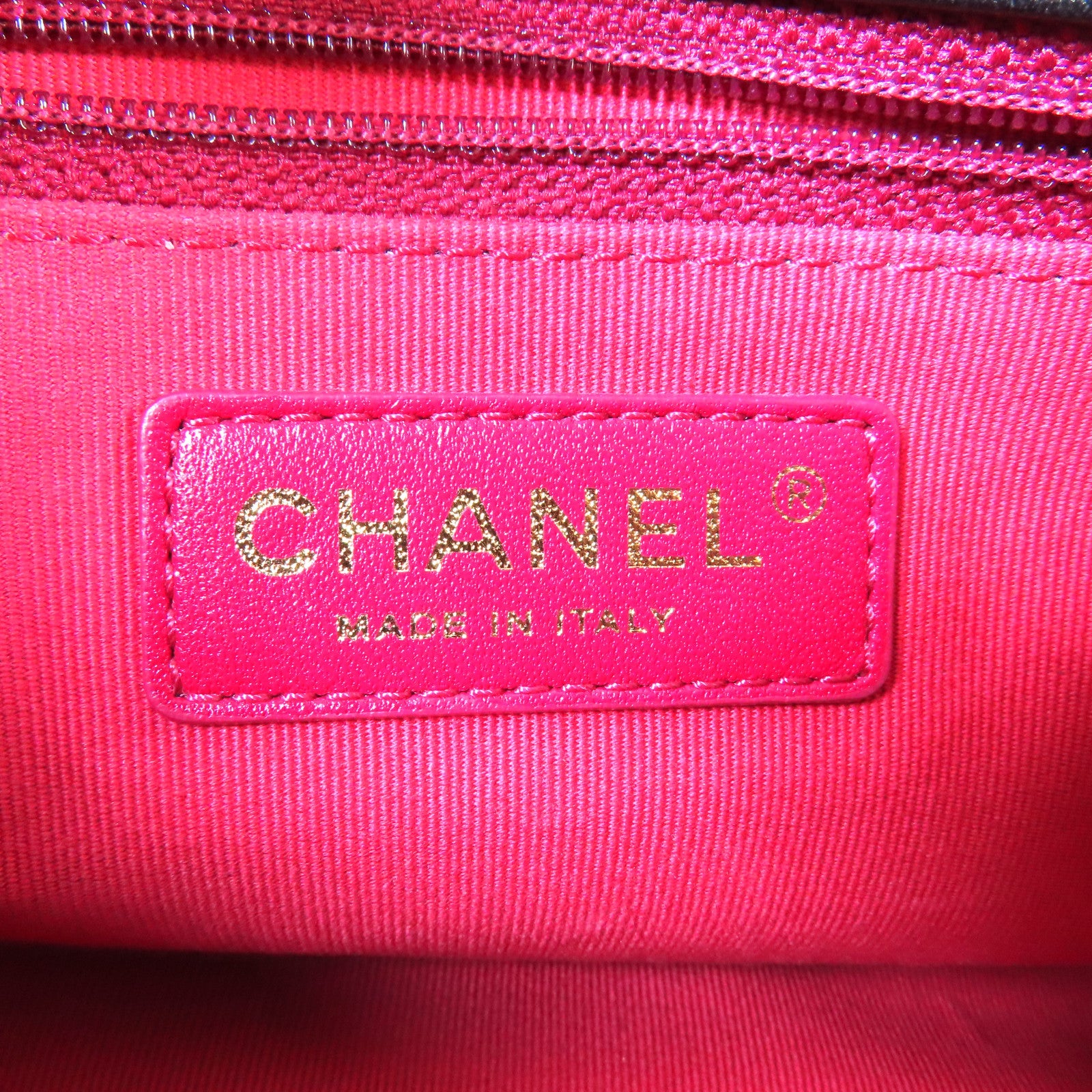 CHANEL 【激減優惠】菱格羊皮皮革Chain Shoulder金扣鏈帶肩背袋黑色