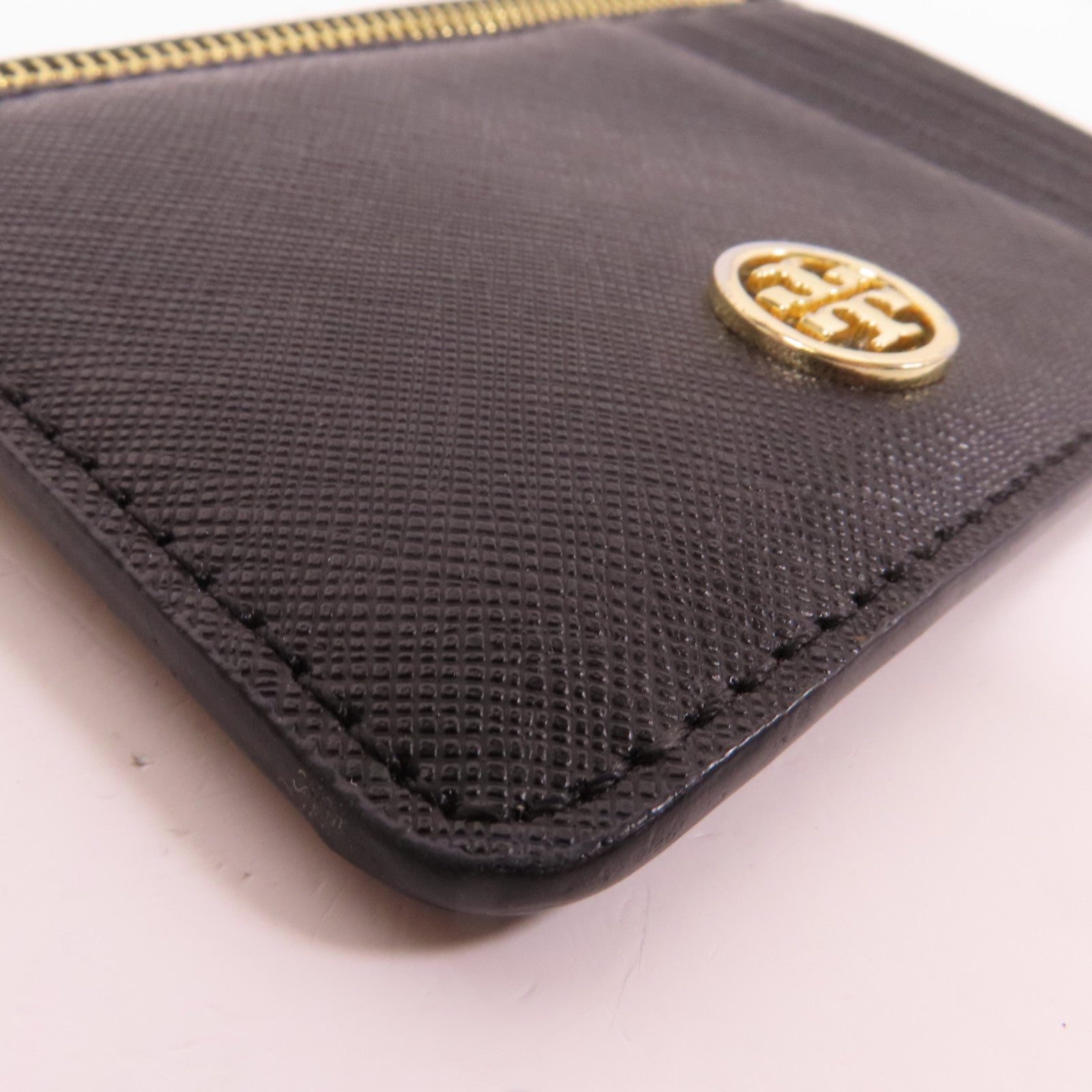 Tory Burch 牛皮皮革Card Case金扣卡片套