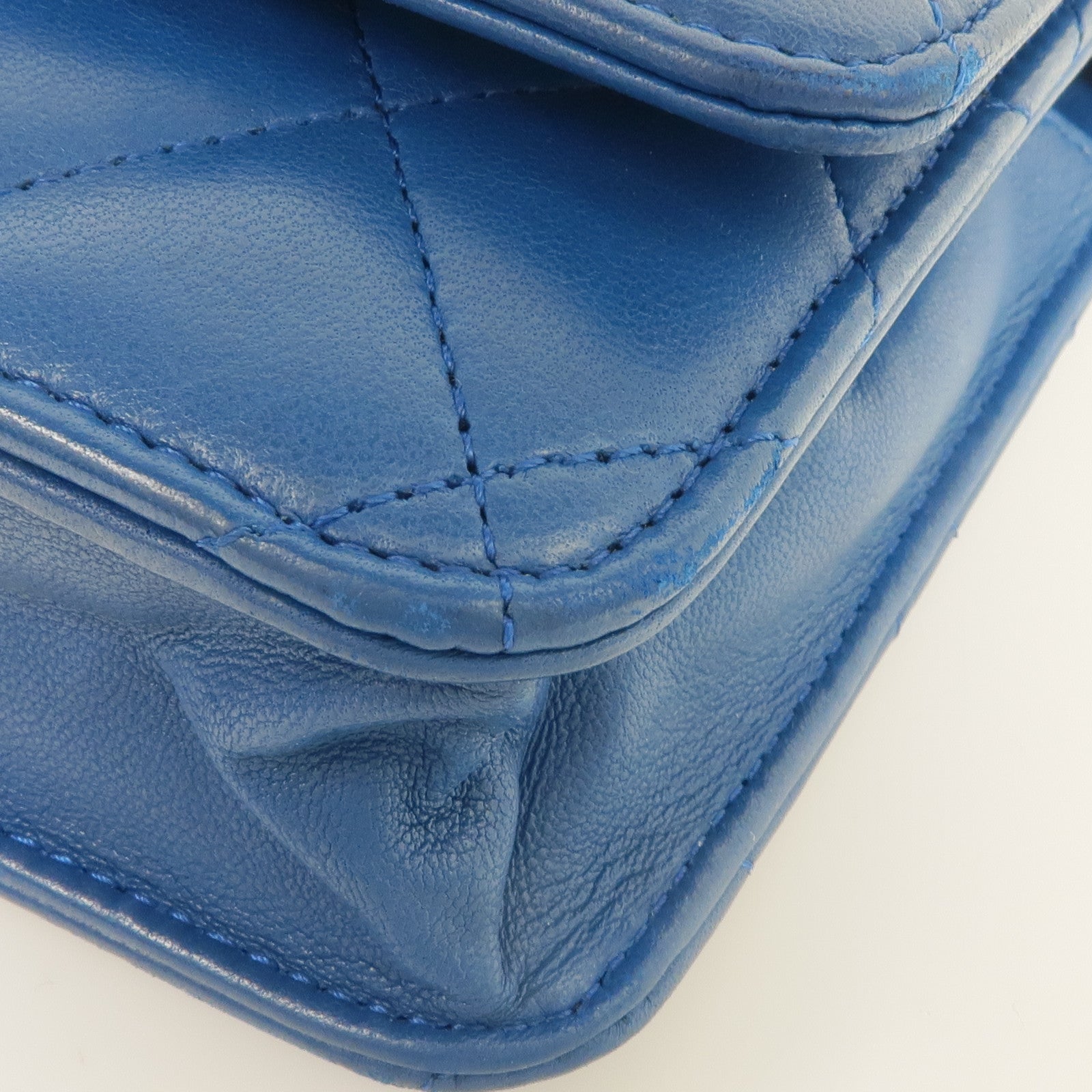CHANEL 羊皮皮革WOC Wallet On Chain金扣鏈帶肩背袋