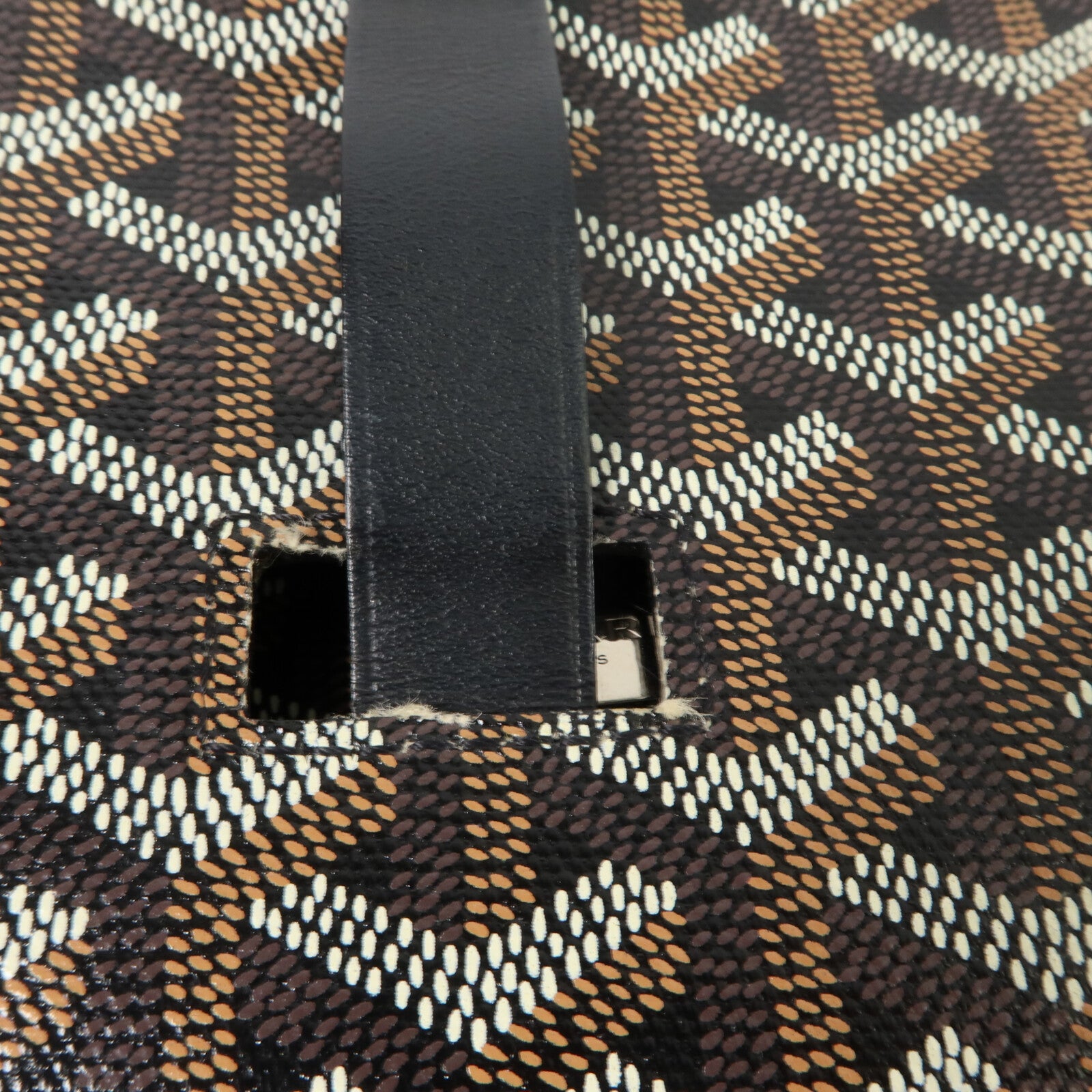 GOYARD 塗層帆布/牛皮皮革Belvedere 2 MM肩背袋