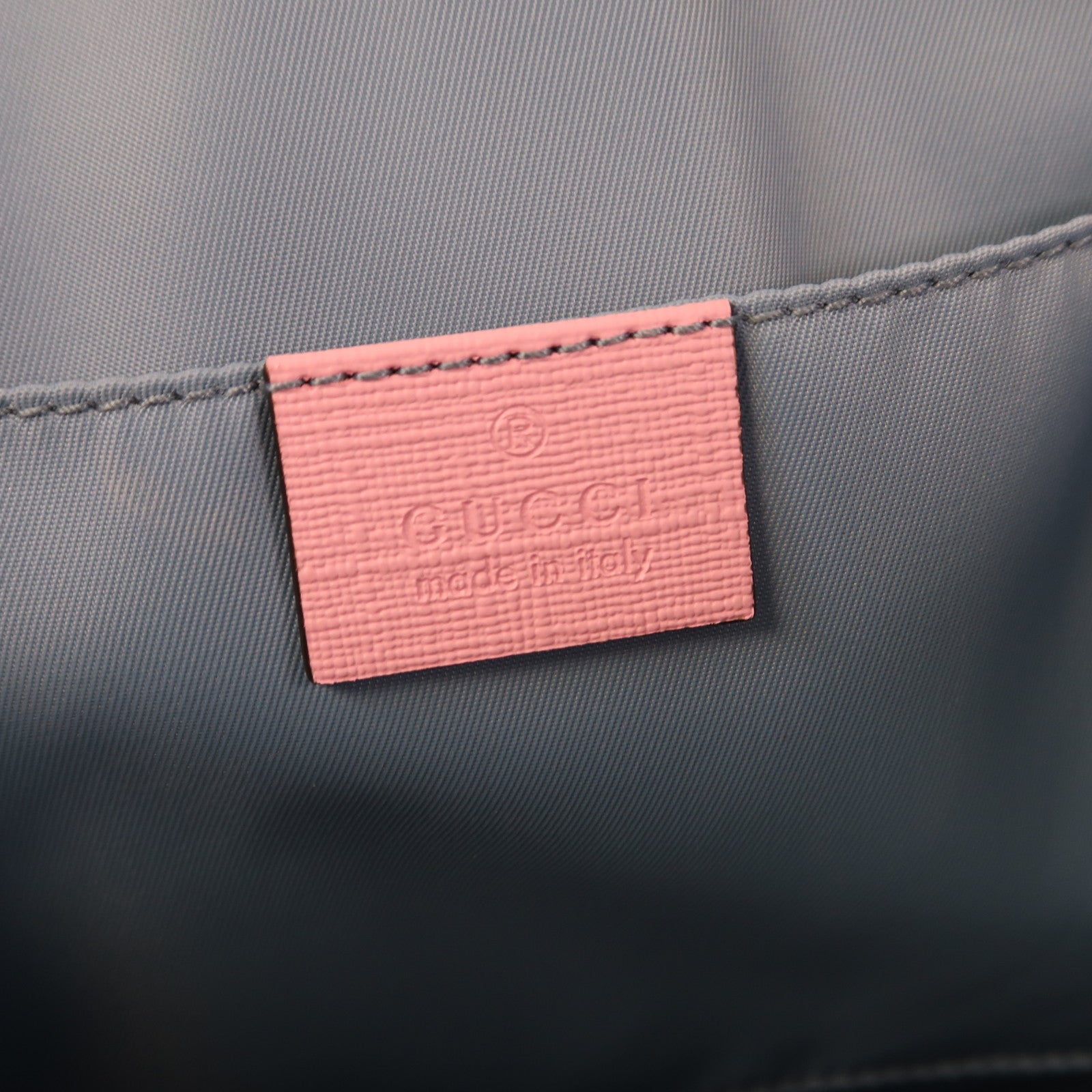 GUCCI 塗層帆布2 Way Shoulder Bag銀扣手挽肩背兩用袋啡色/粉紅色