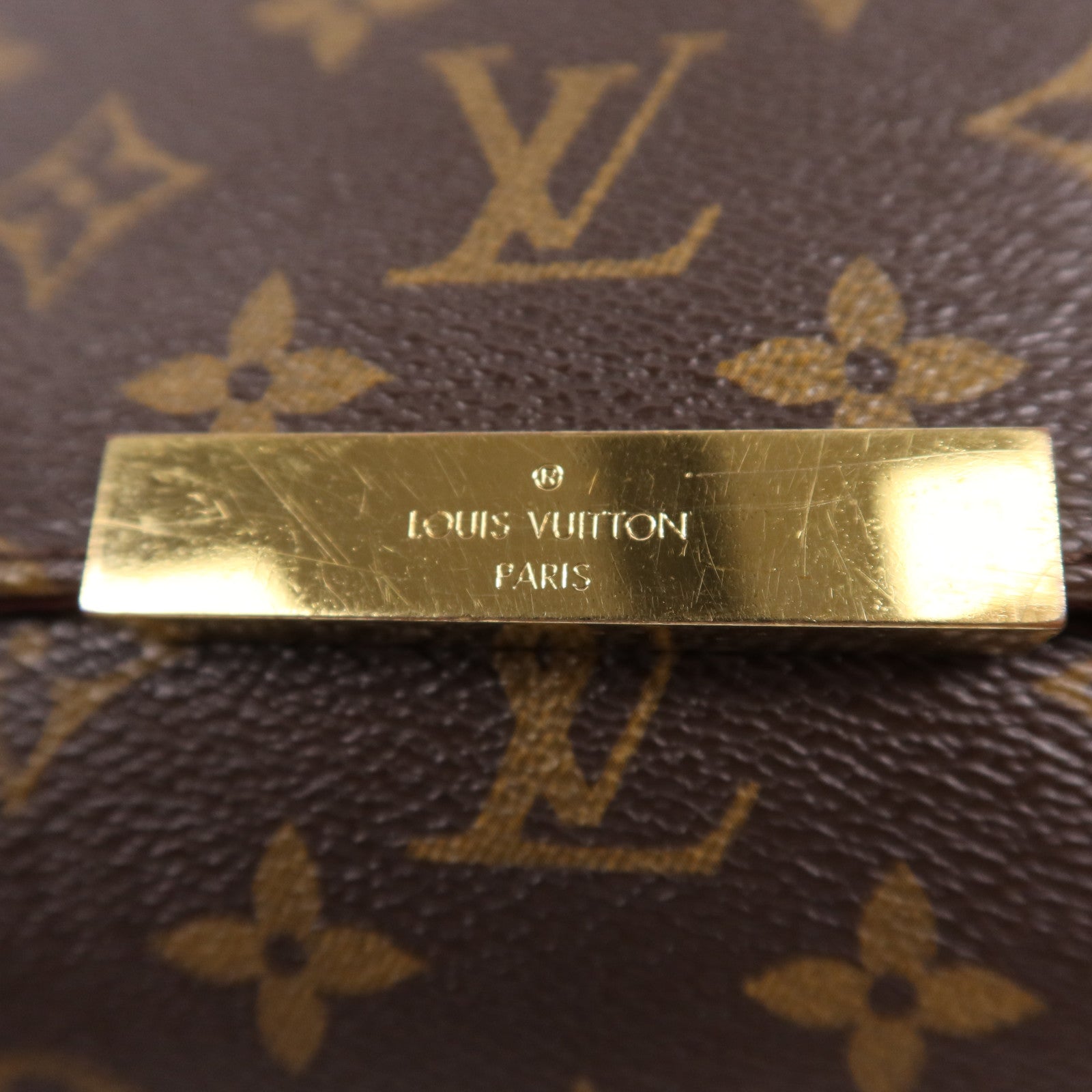 LOUIS VUITTON Monogram Favorite MM金扣手挽肩背兩用袋