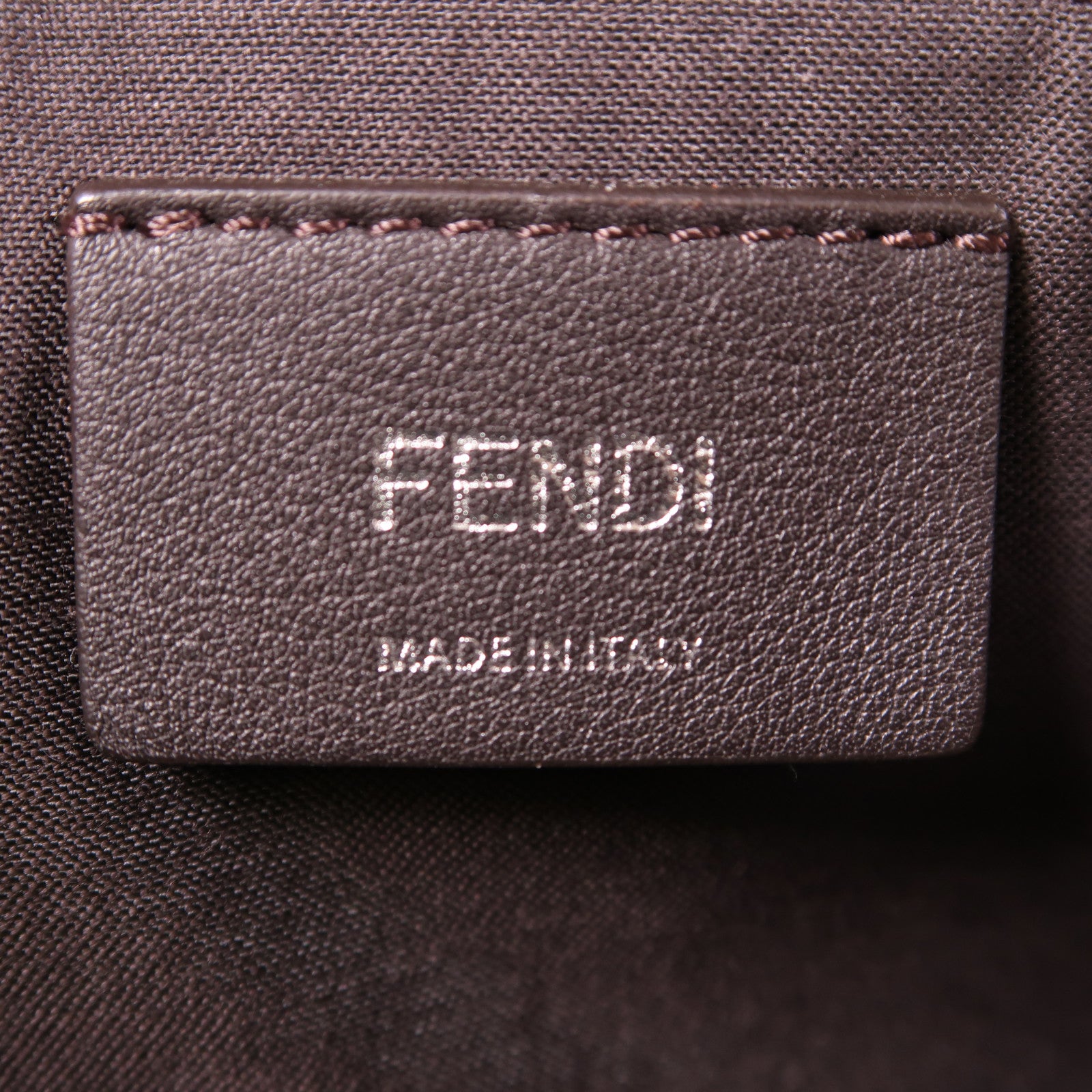 FENDI 牛皮皮革By The Way銀扣手挽肩背兩用袋