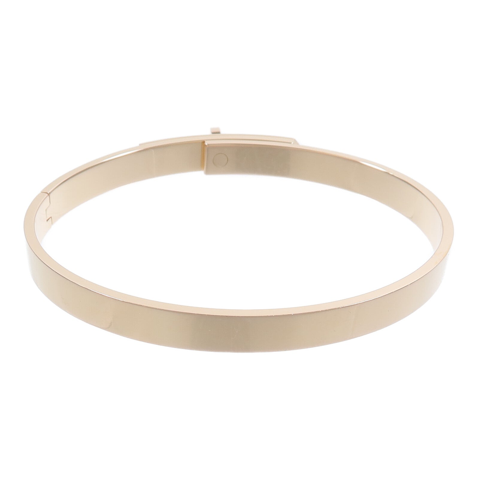 HERMES 18K玫瑰金Kelly Bracelet Diamond鑽石手鐲