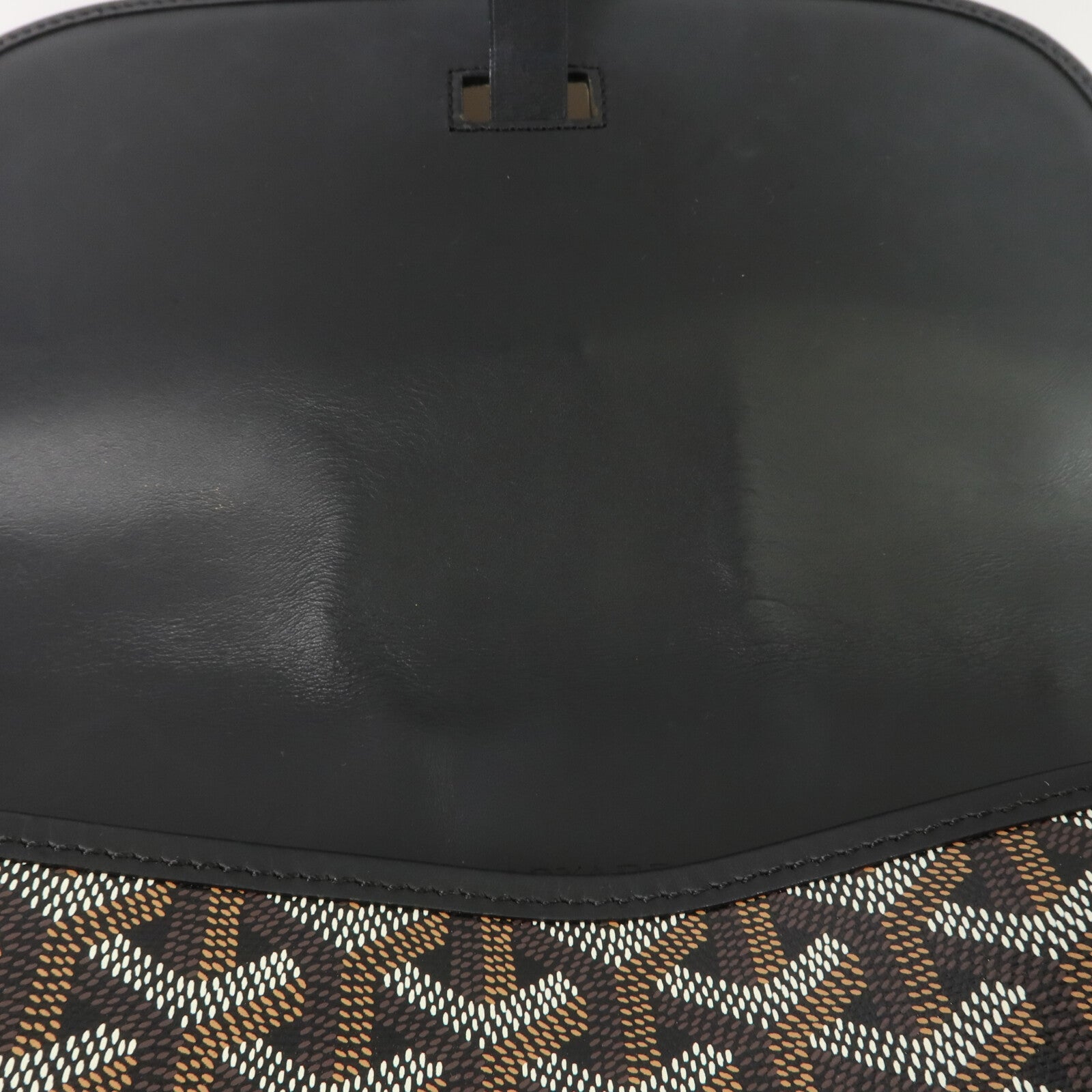 GOYARD 塗層帆布/牛皮皮革Belvedere 2 MM肩背袋